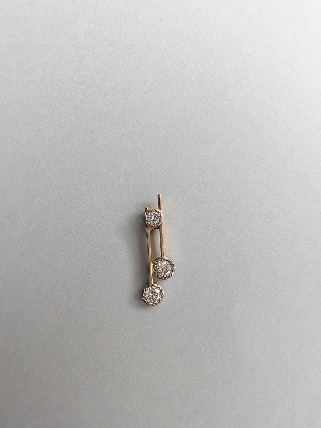 18ct Diamond Pendulum Pendant