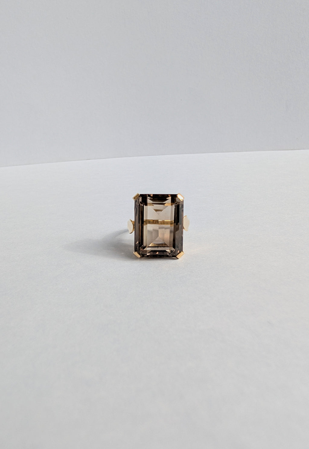18ct Smokey Quartz Ring
