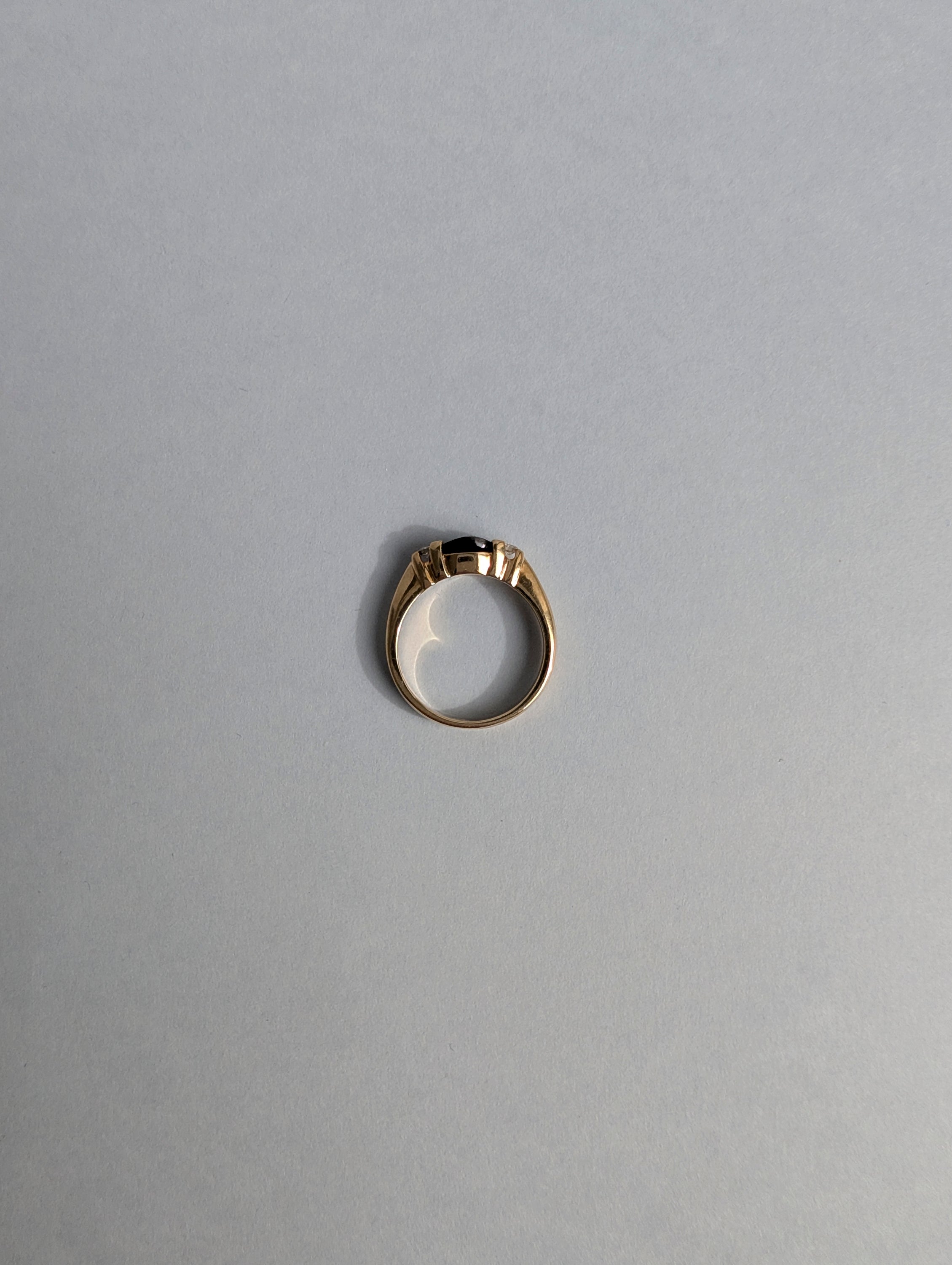 Garnet and Diamond Ring