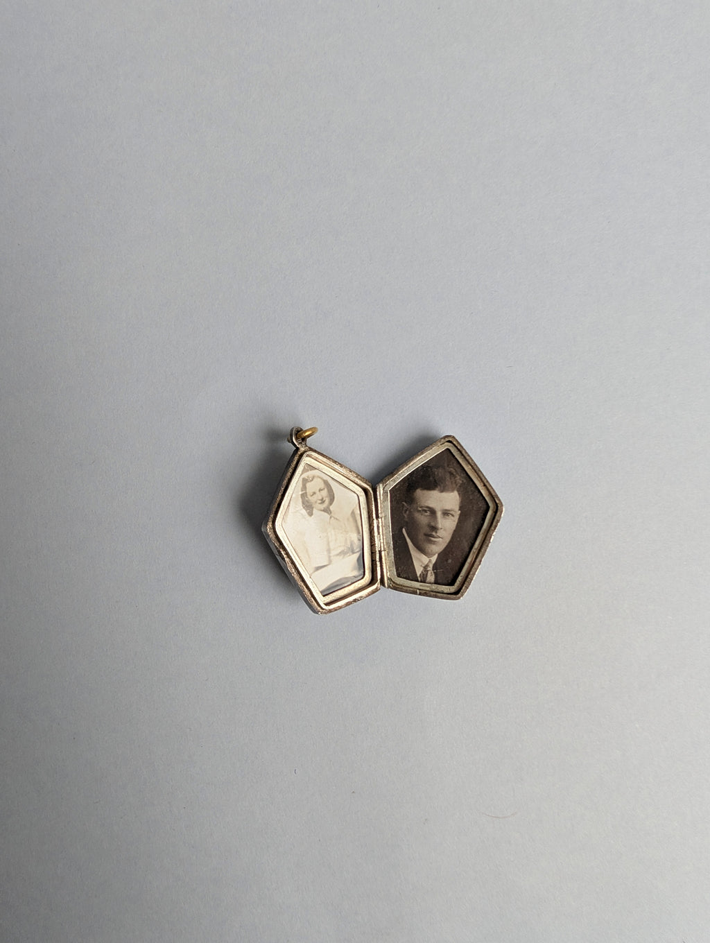 Mother of Pearl Horse & Jockey Locket