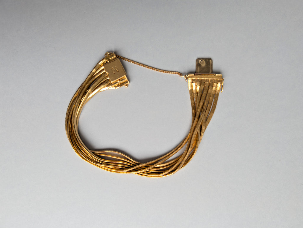 18ct Multistrand Gold Bracelet