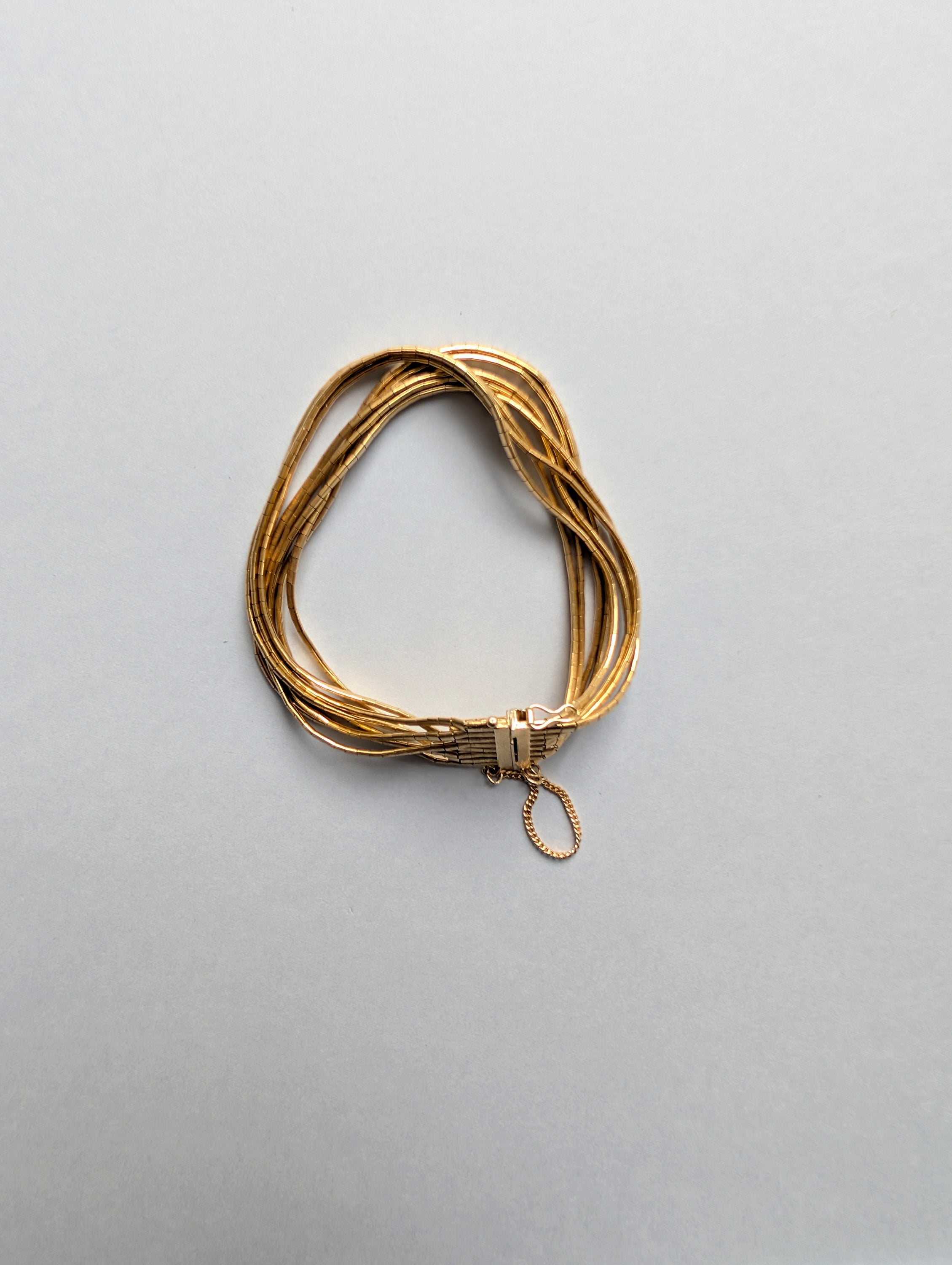18ct Multistrand Gold Bracelet