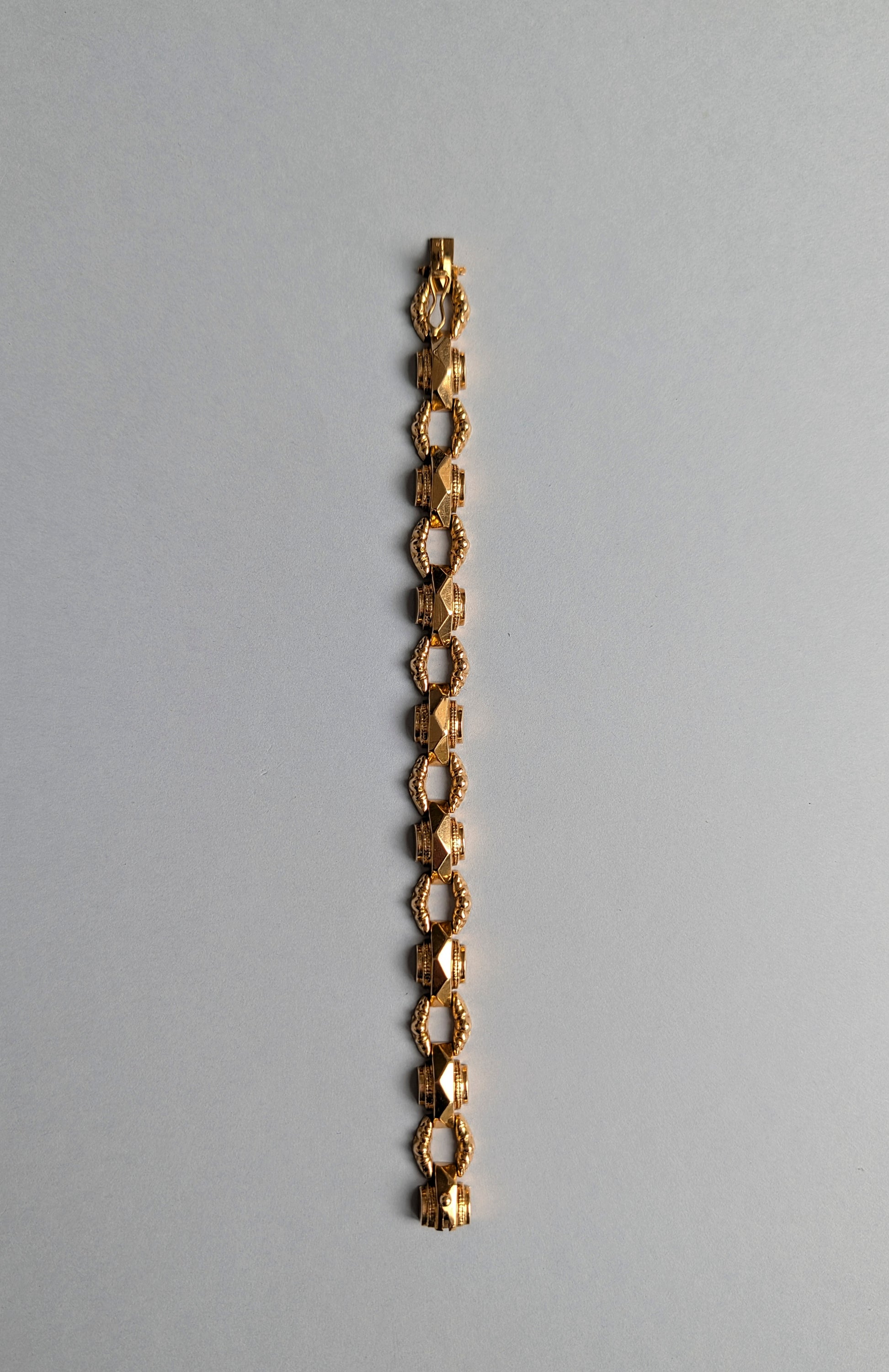 18ct Mid Century Tank Bracelet
