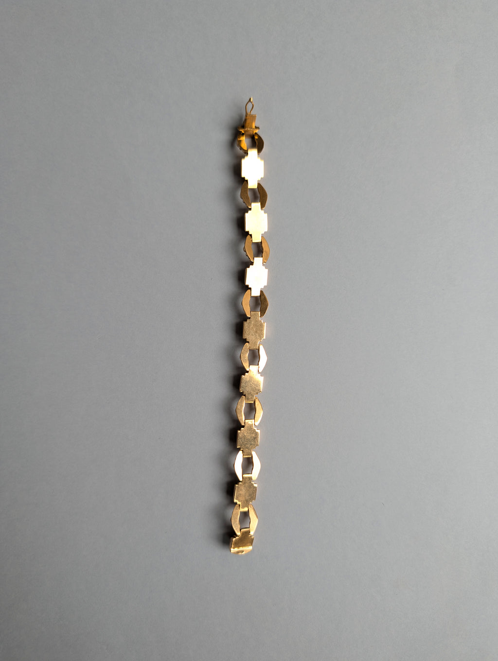 18ct Mid Century Tank Bracelet