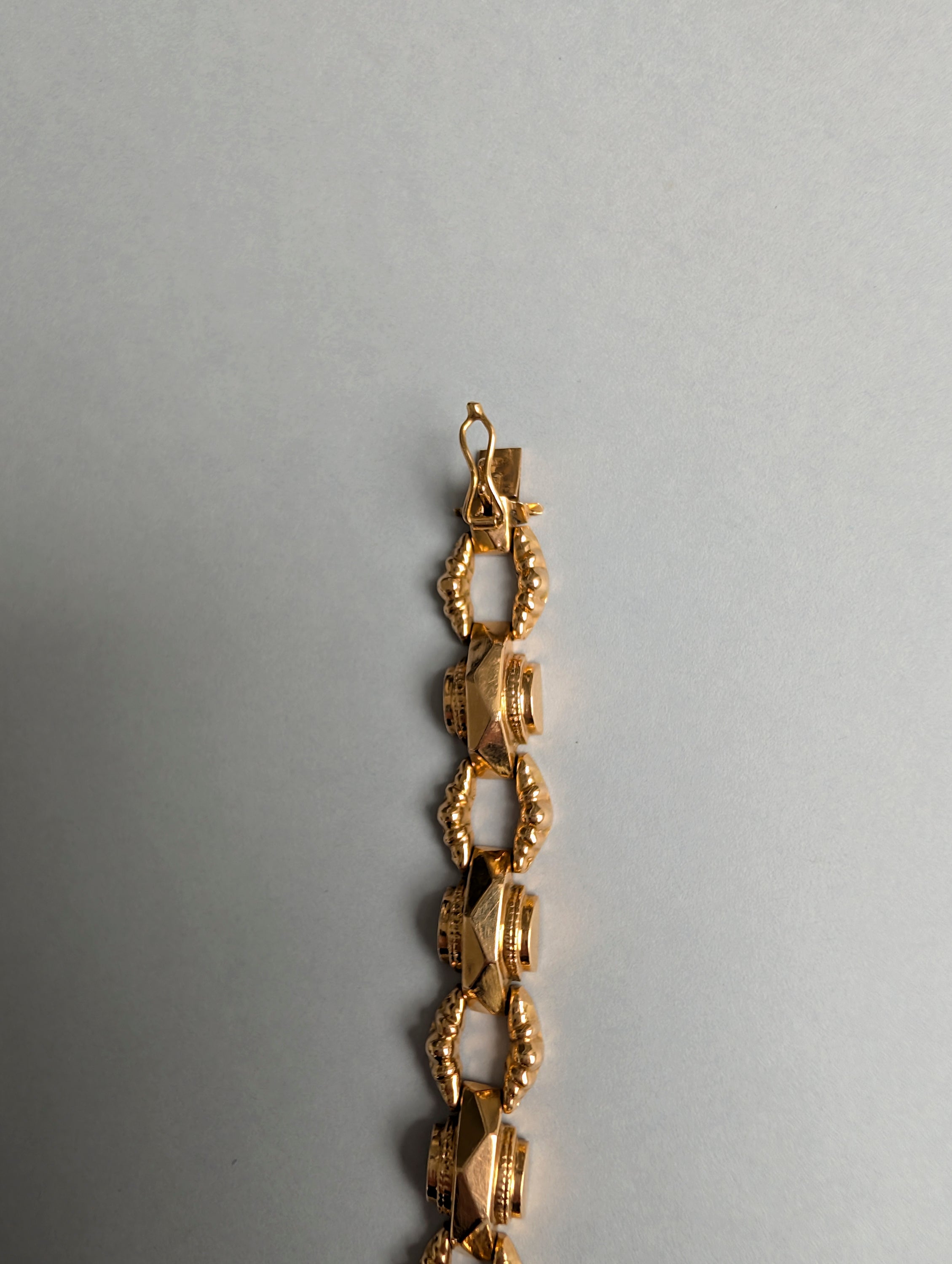 18ct Mid Century Tank Bracelet