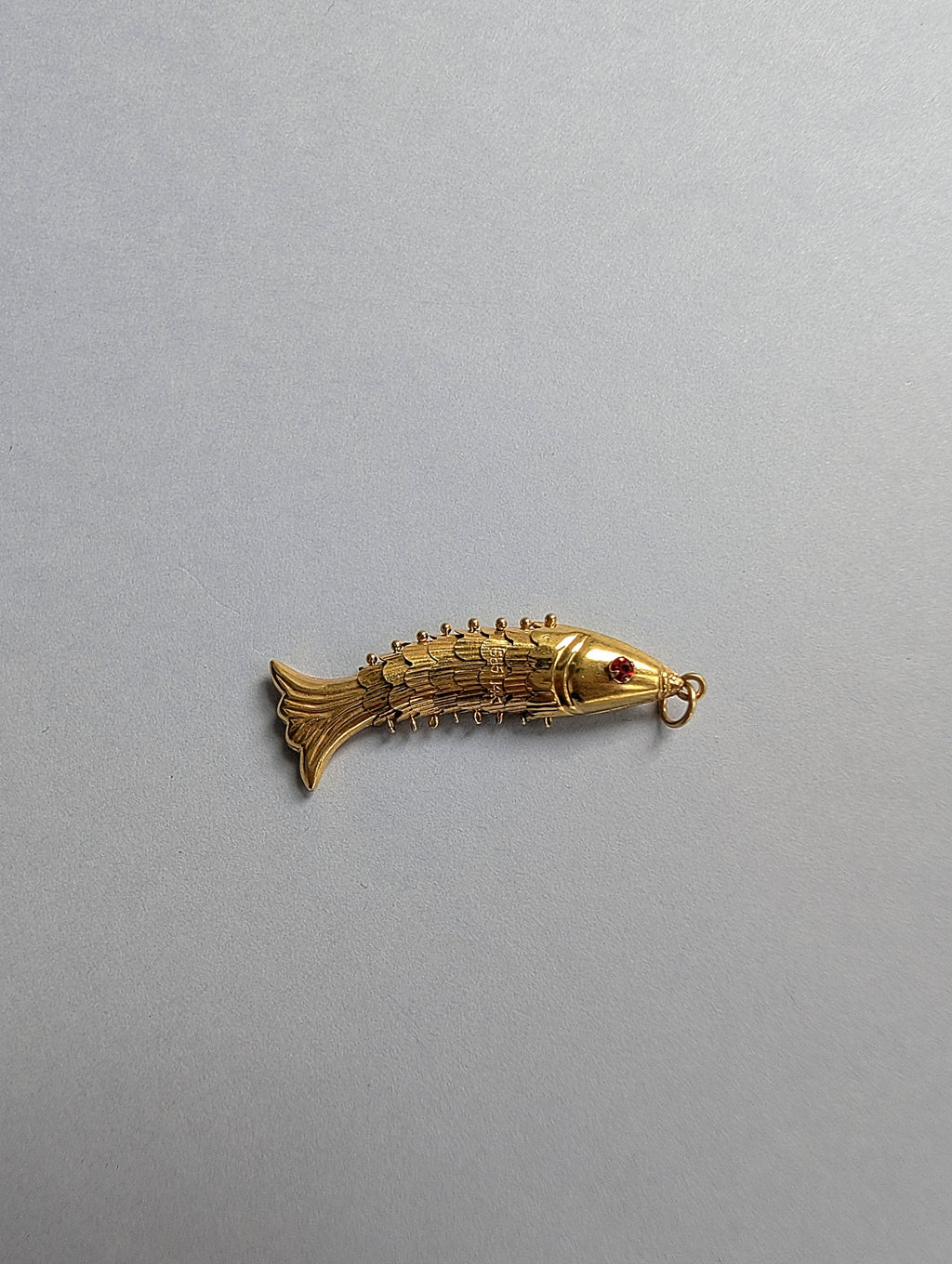 14ct Moving Fish Charm