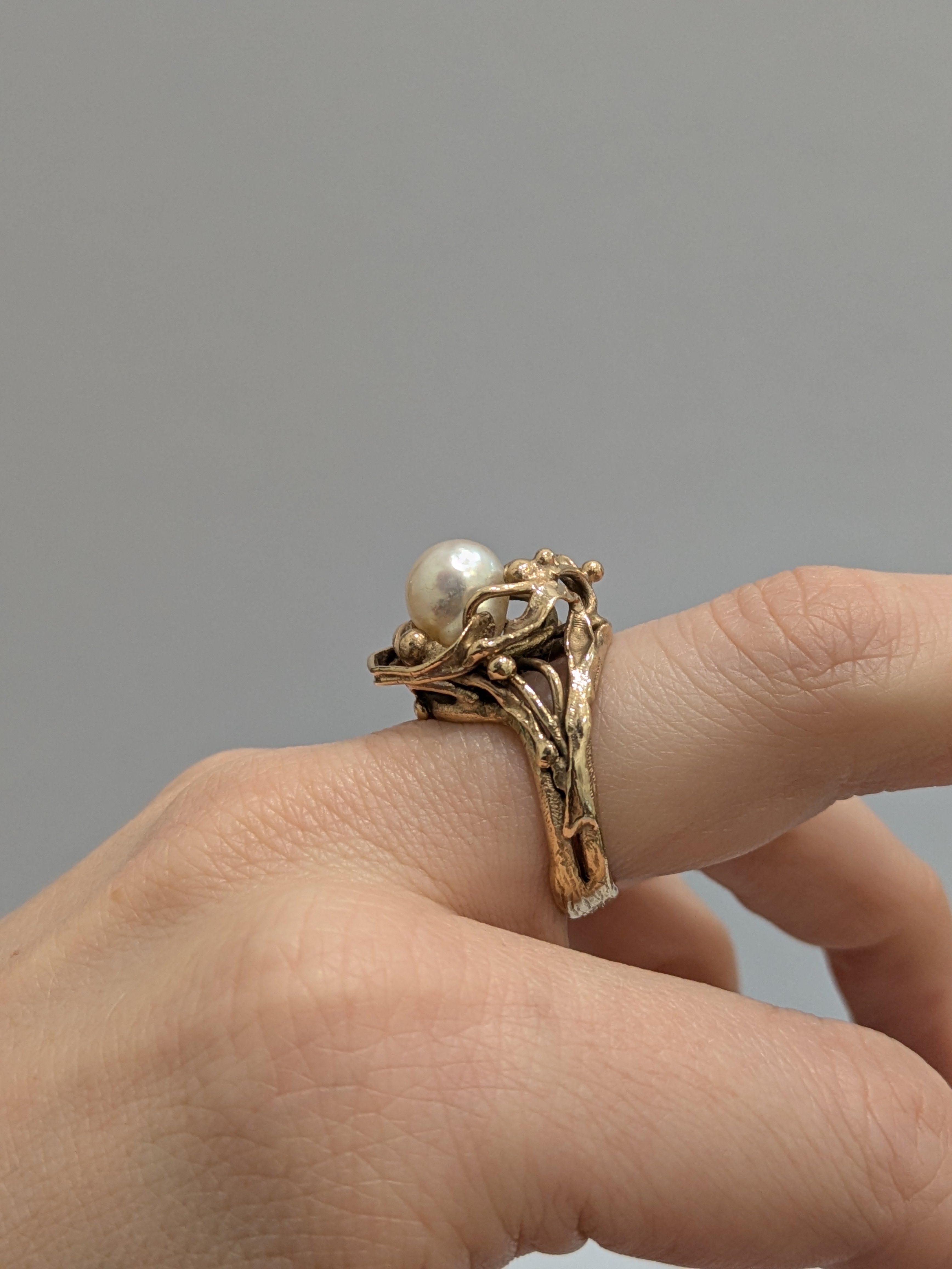Baroque Pearl Ring