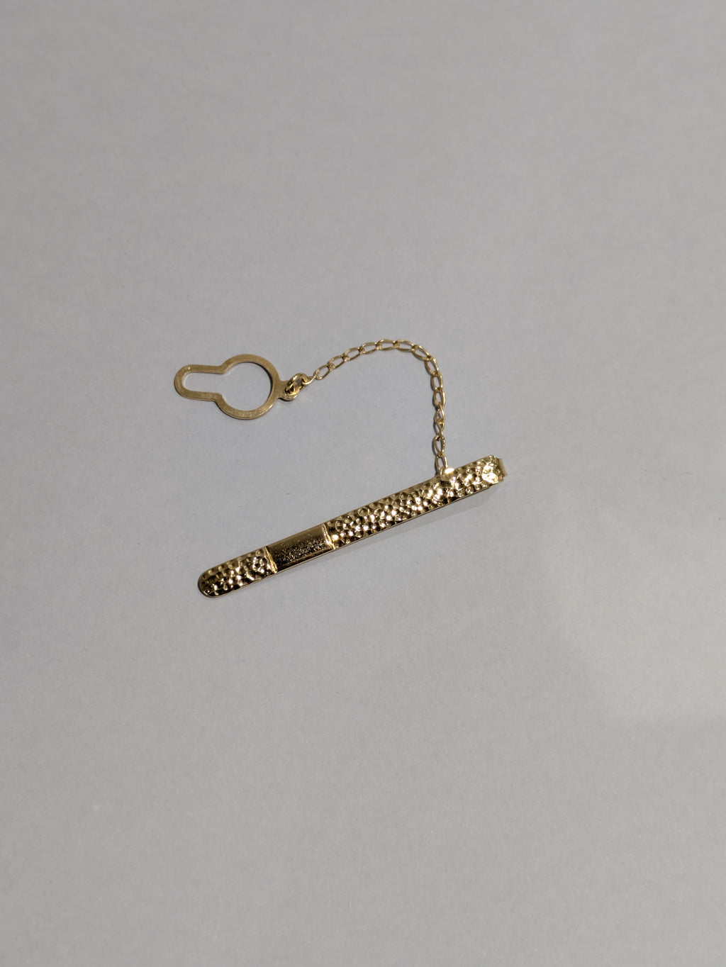 Engraved Gold Tie Pin