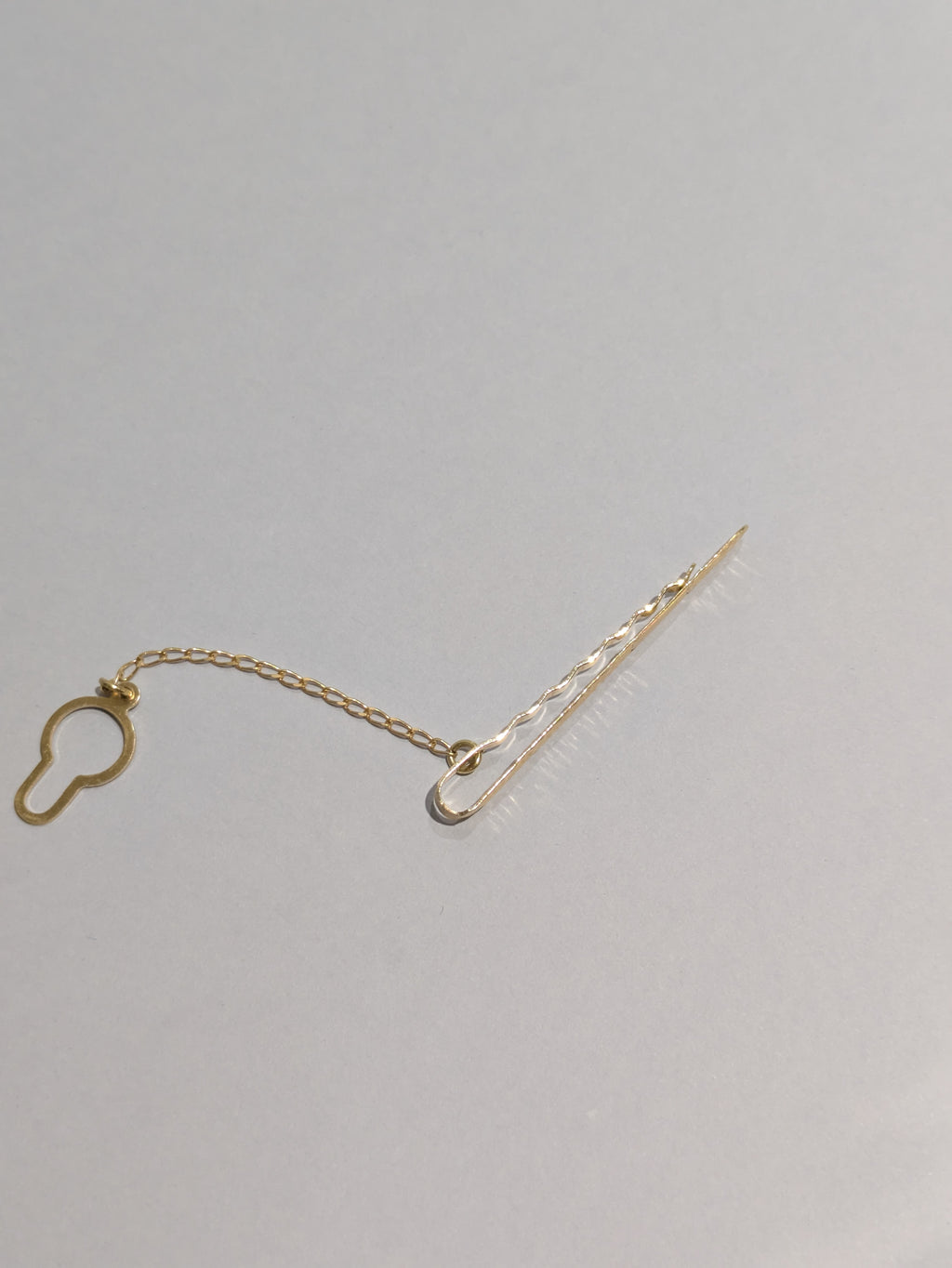 Engraved Gold Tie Pin