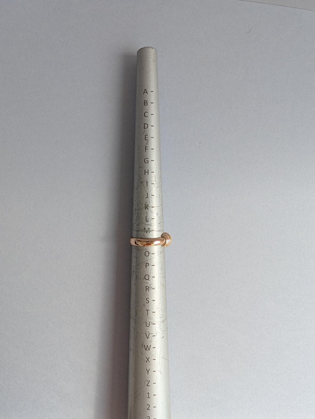 Two- Tone Gold Rounded Bar Ring