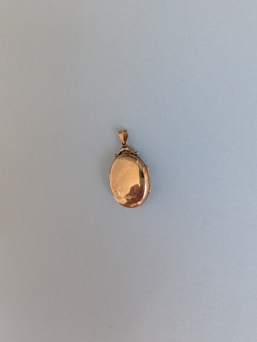 Rose Gold Locket with Gem Cluster