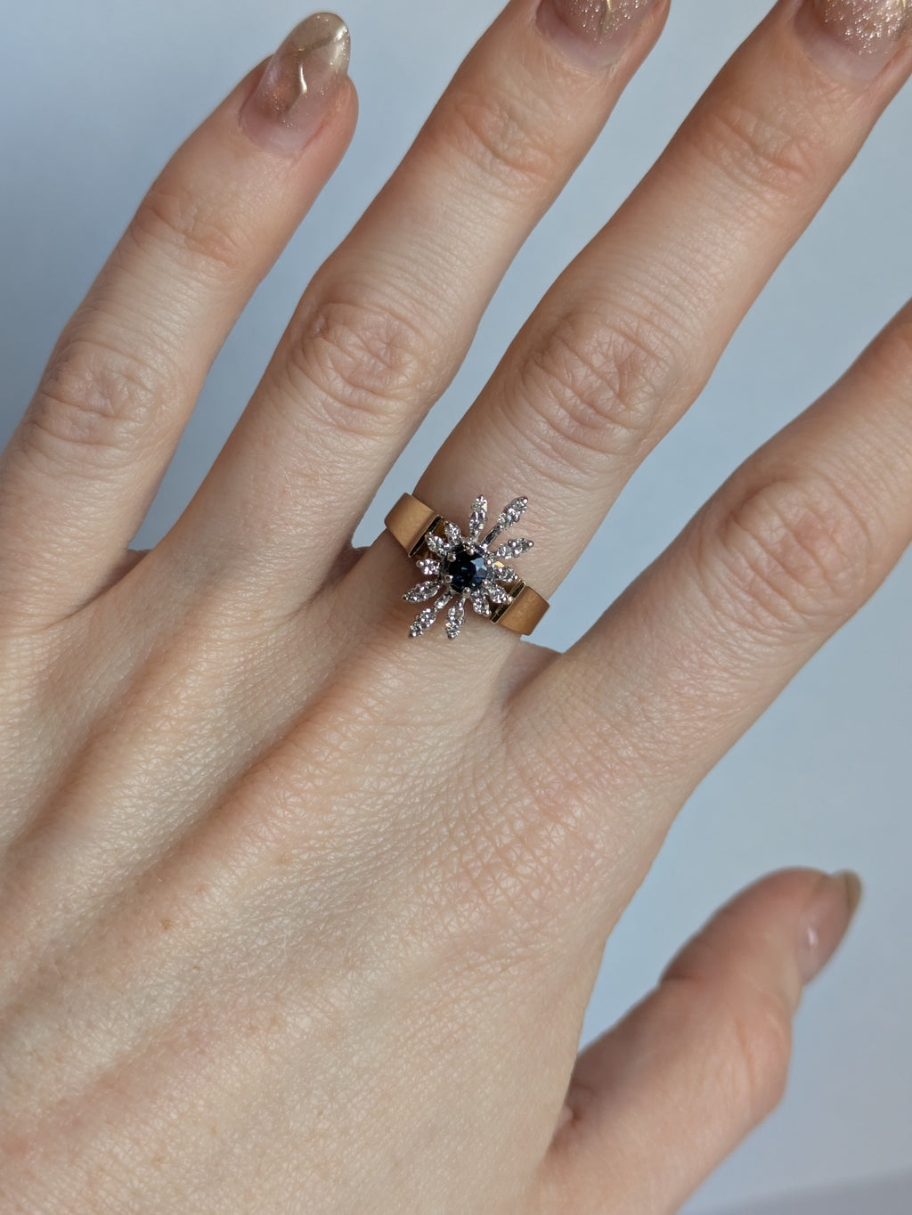 Art Deco Starburst Ring