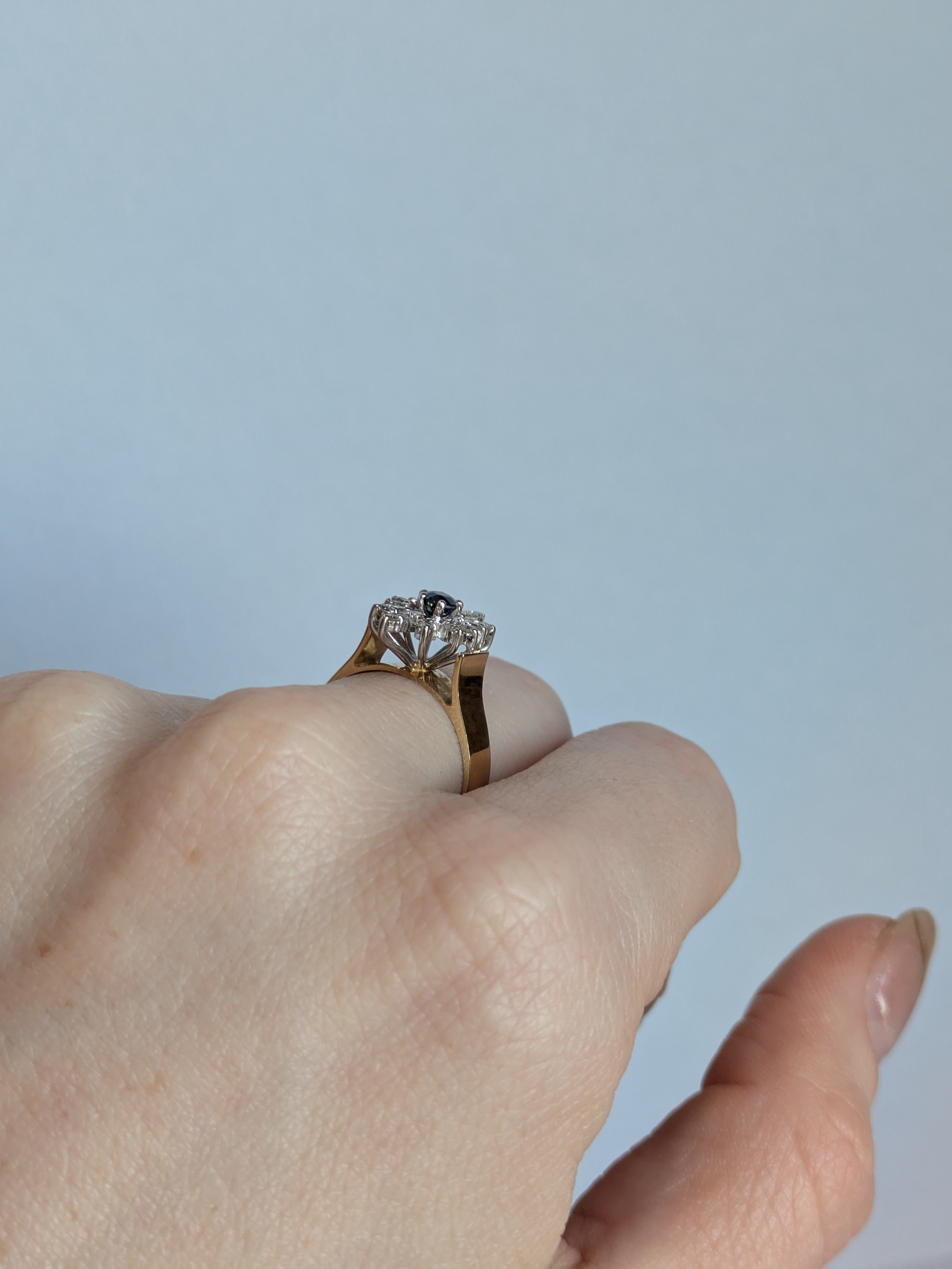 Art Deco Starburst Ring