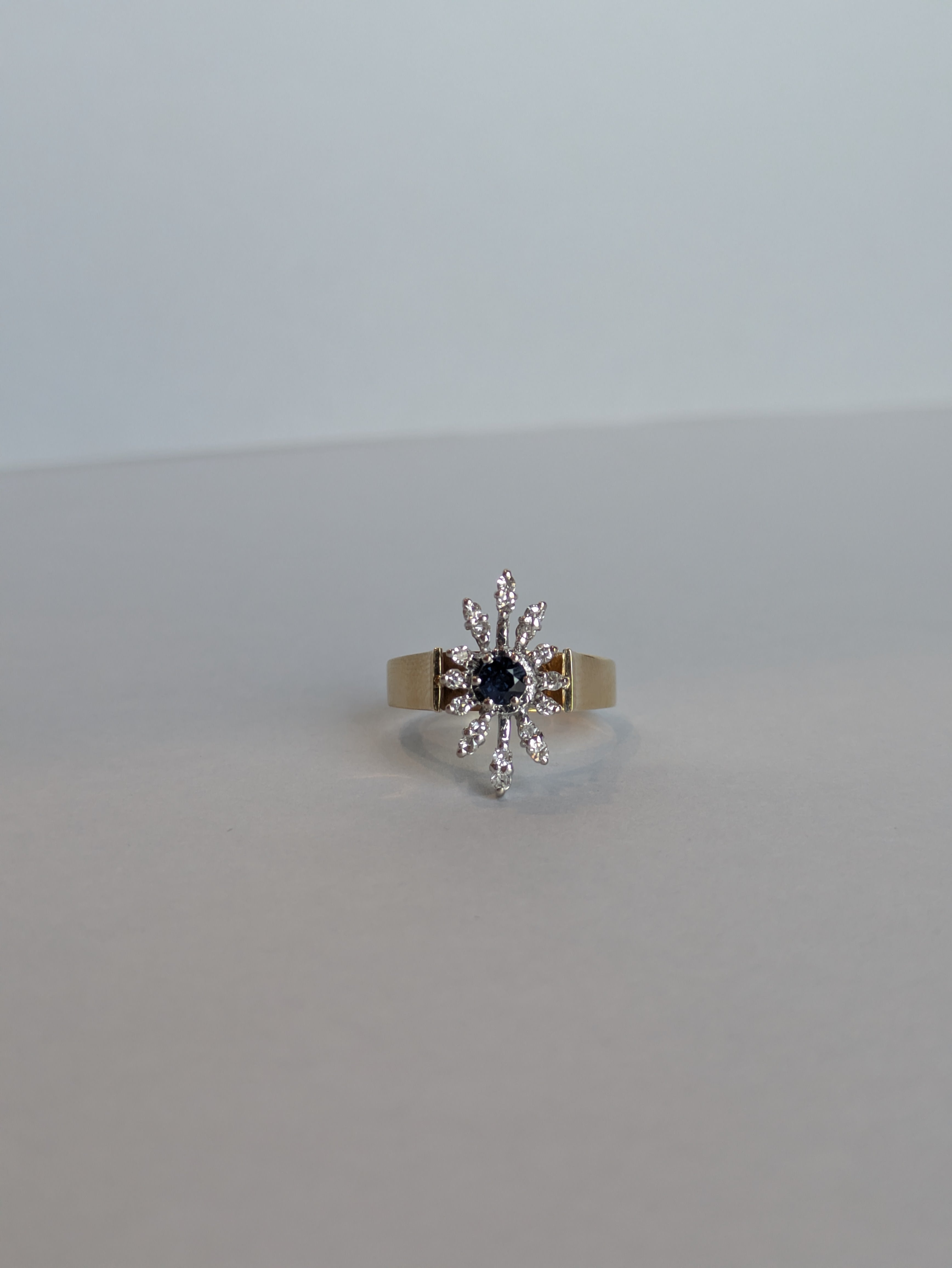 Art Deco Starburst Ring
