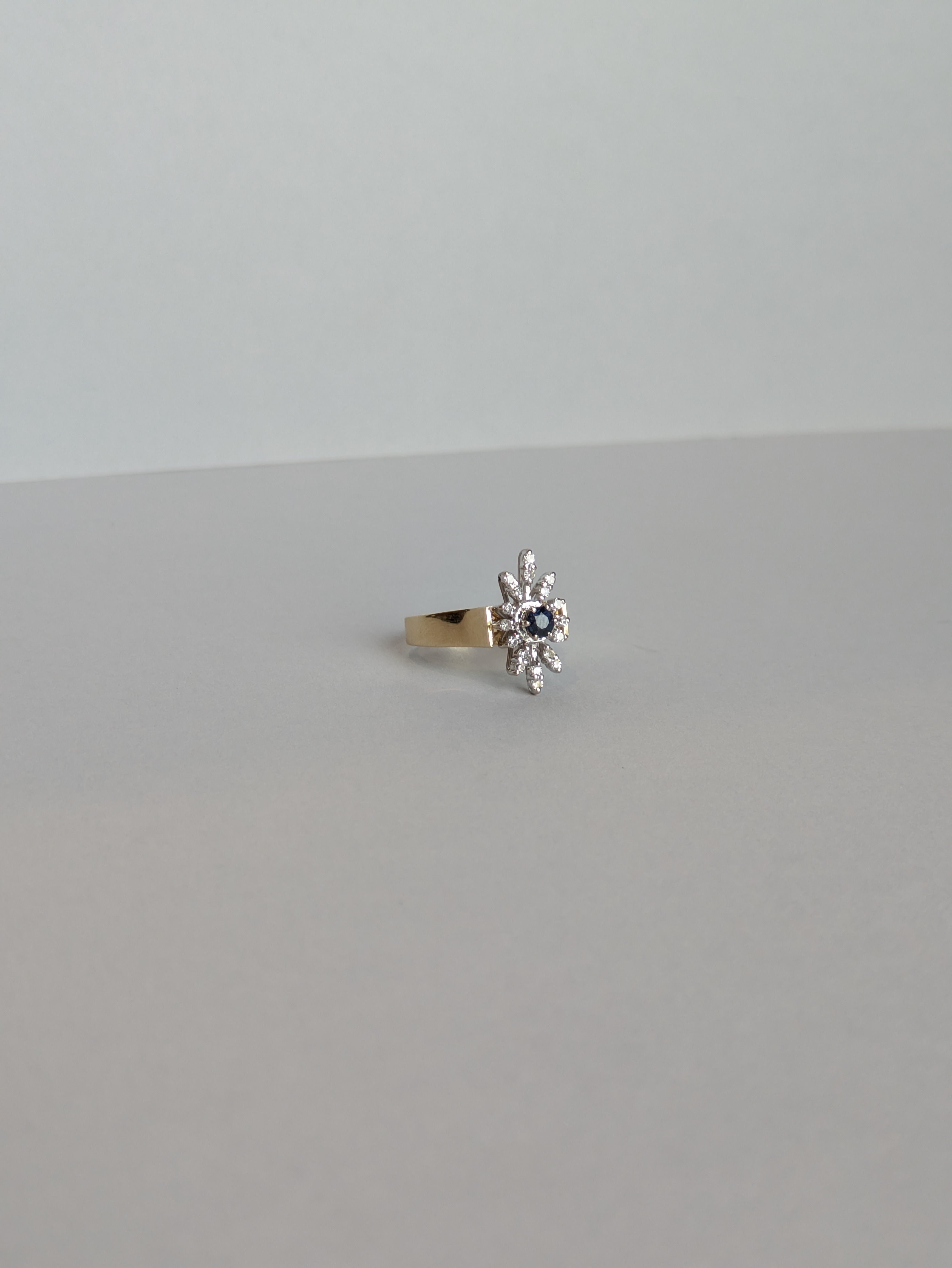 Art Deco Starburst Ring