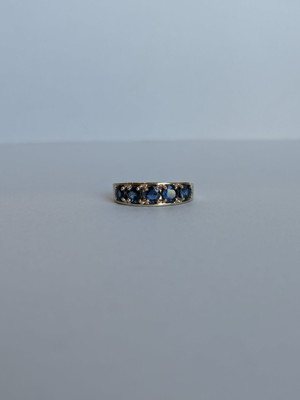 5-Across Sapphire Ring