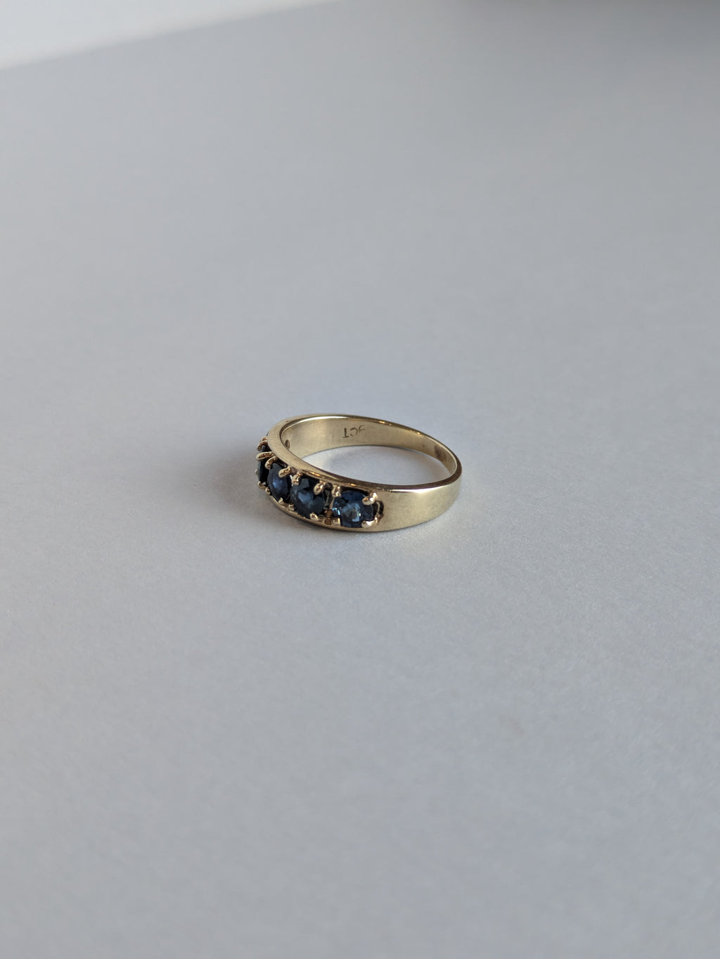 5-Across Sapphire Ring