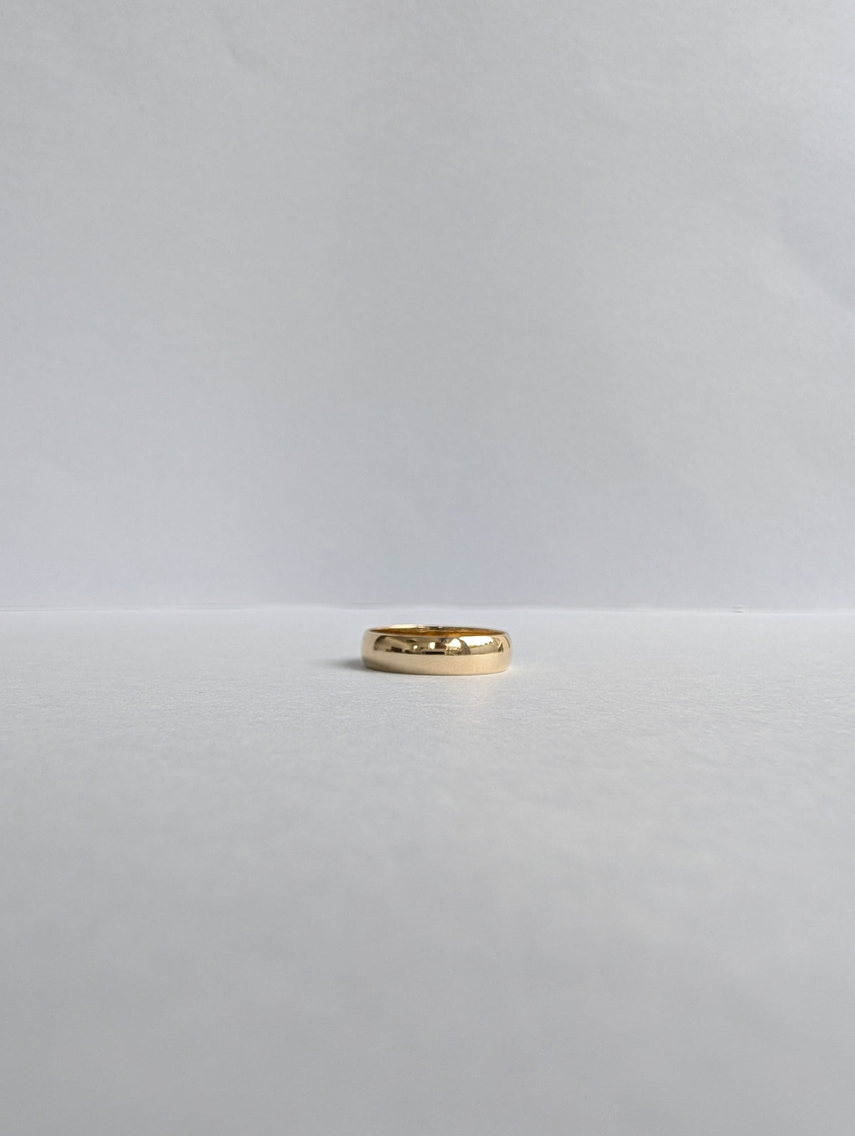Low Dome Gold Band