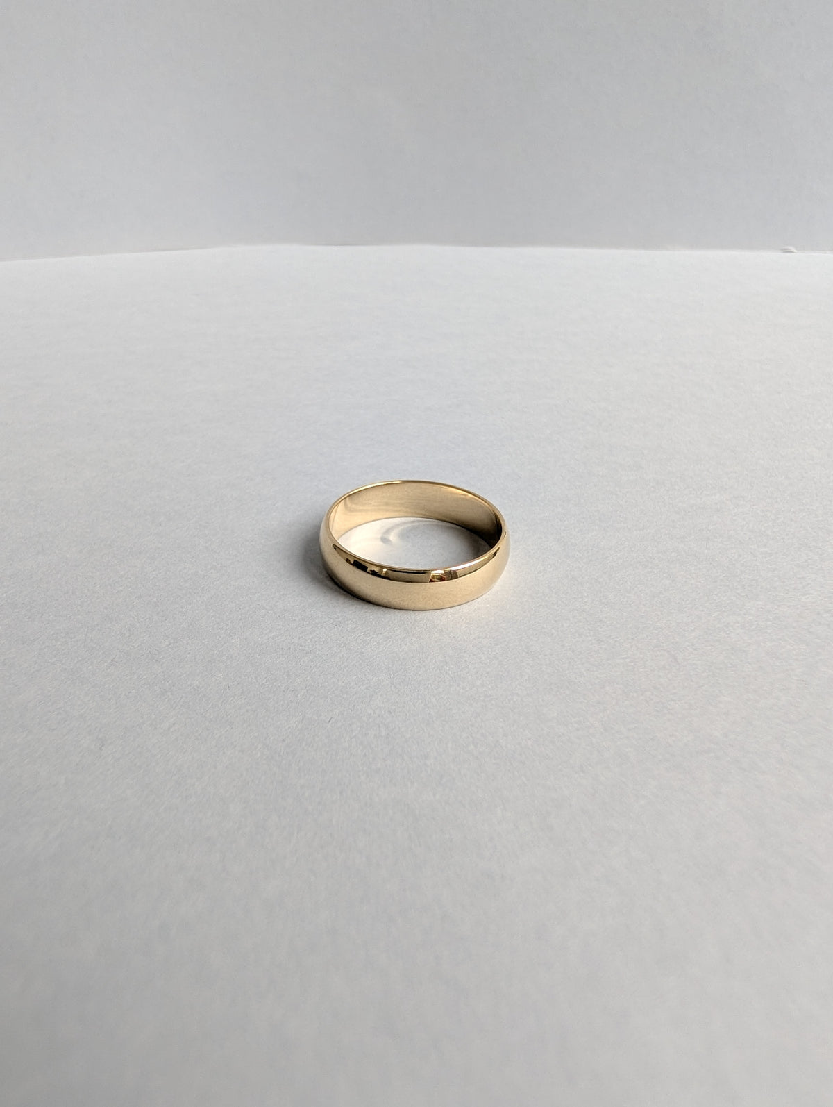 Low Dome Gold Band