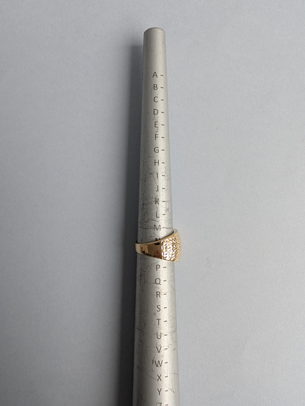 Textured Gold Dome Ring