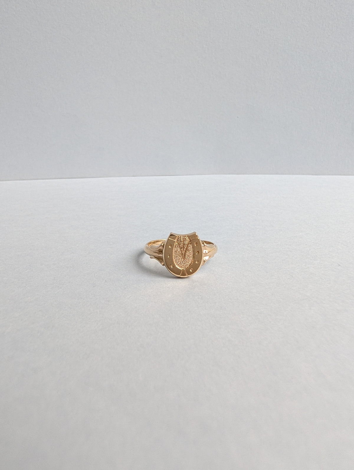 Horseshoe Signet Ring