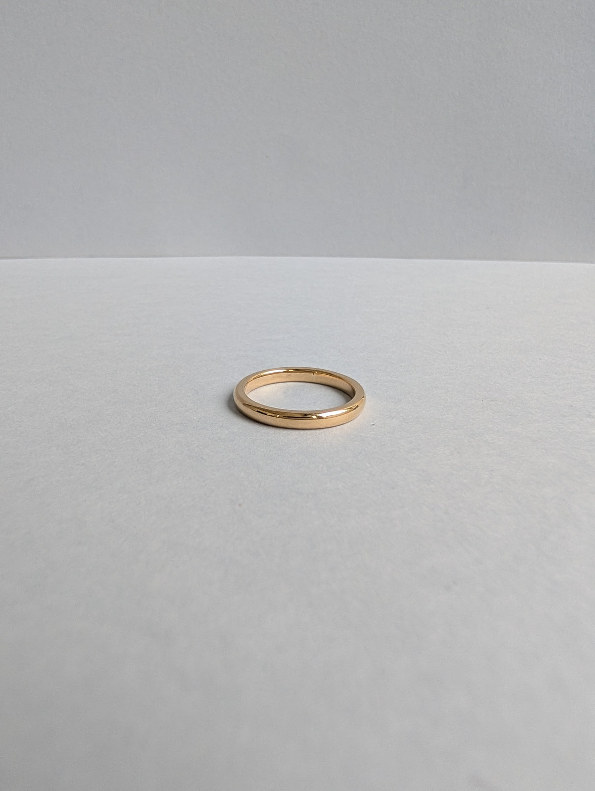 18ct High Dome Fine Gold Band