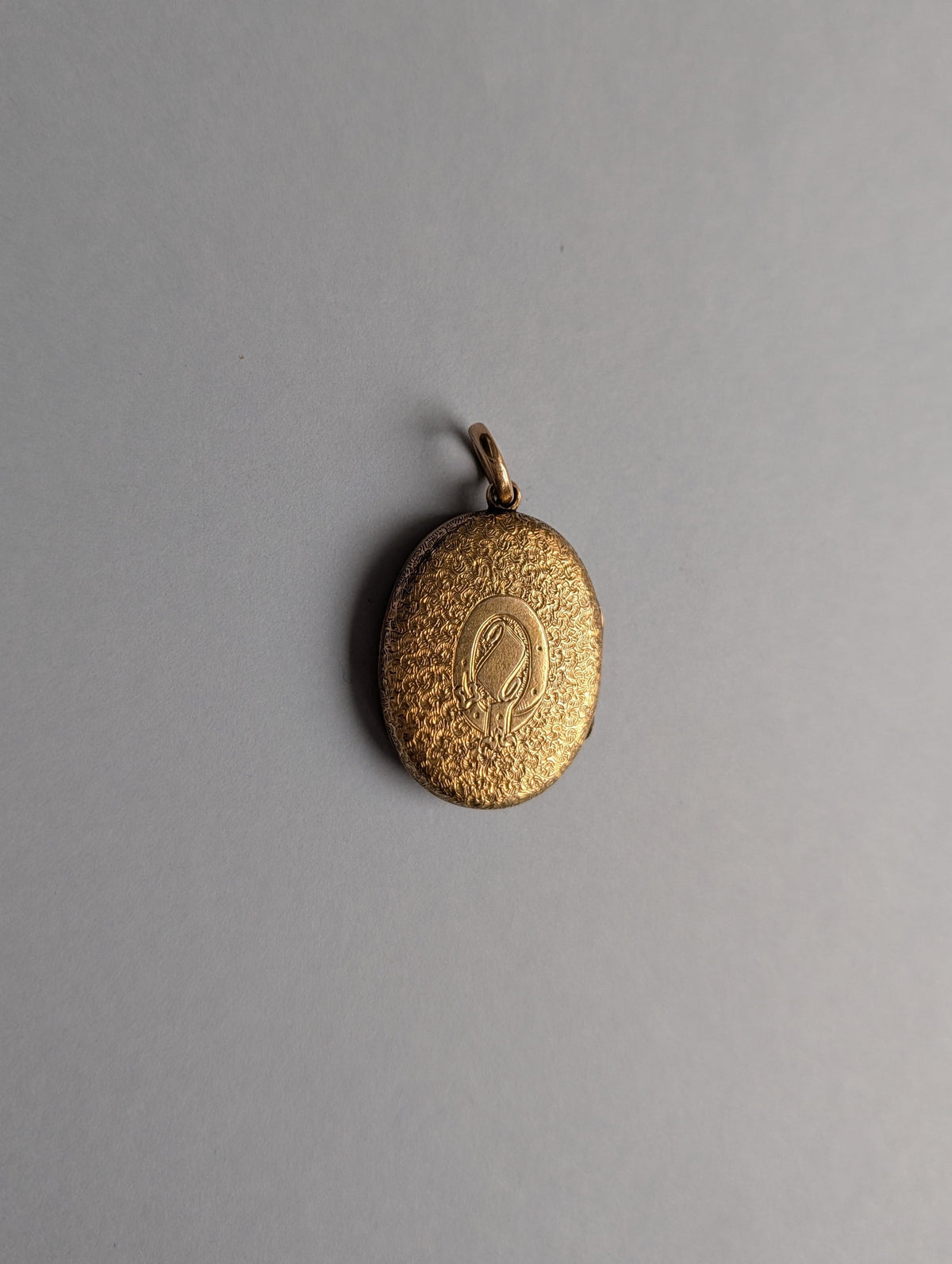 Mid-Tone Victorian Engraved Locket