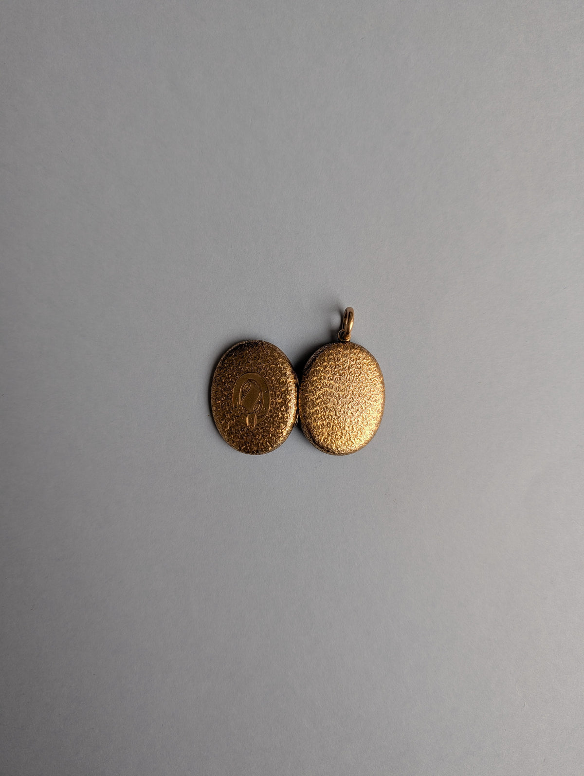 Mid-Tone Victorian Engraved Locket