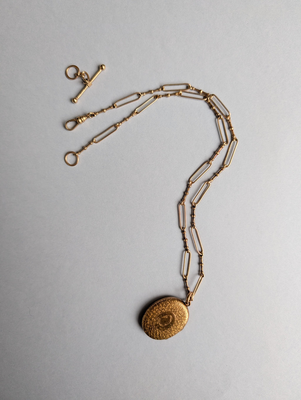 Mid-Tone Victorian Engraved Locket
