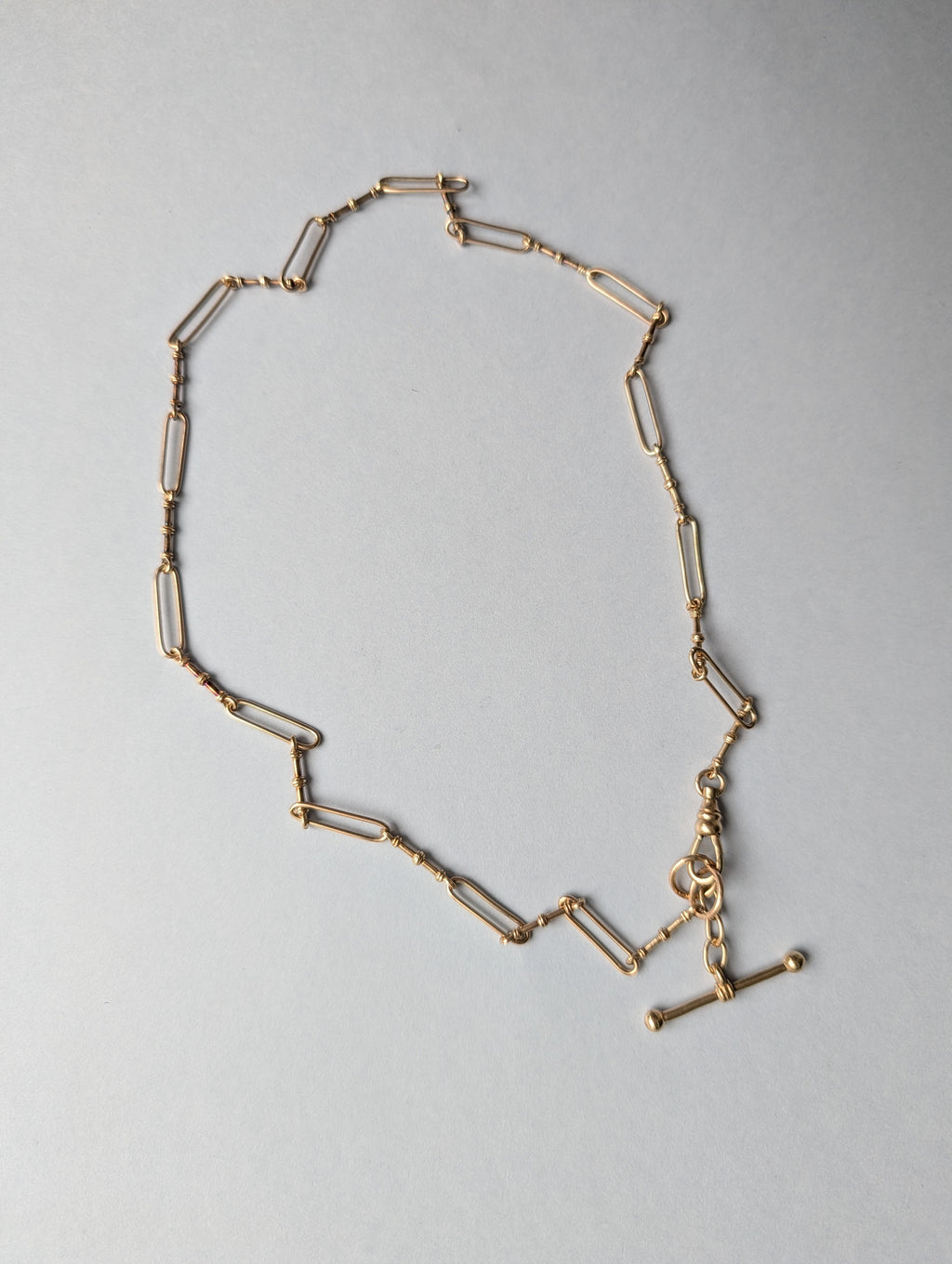 Mid-Tone Yellow Gold Fob Chain