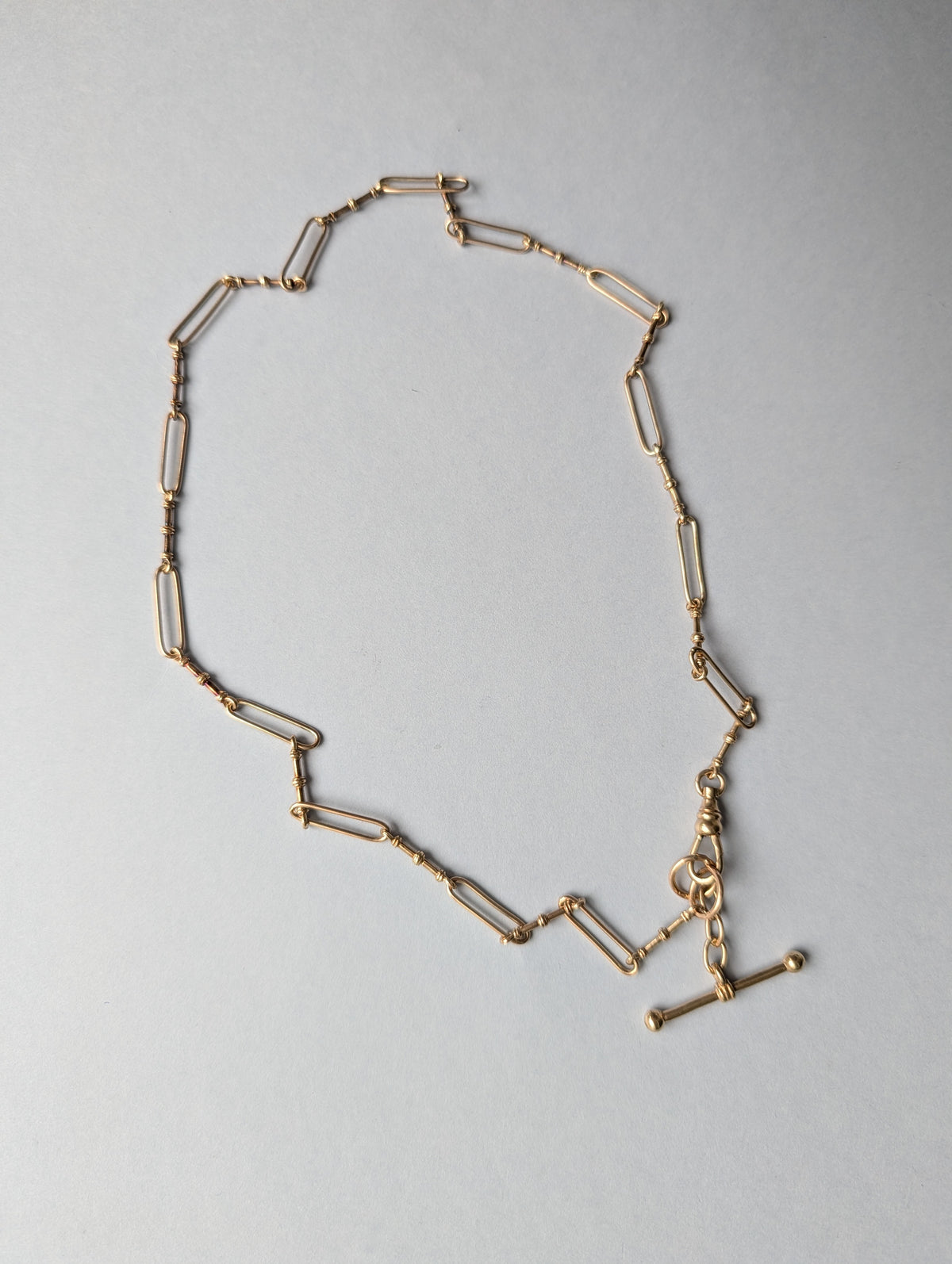 Mid-Tone Yellow Gold Fob Chain