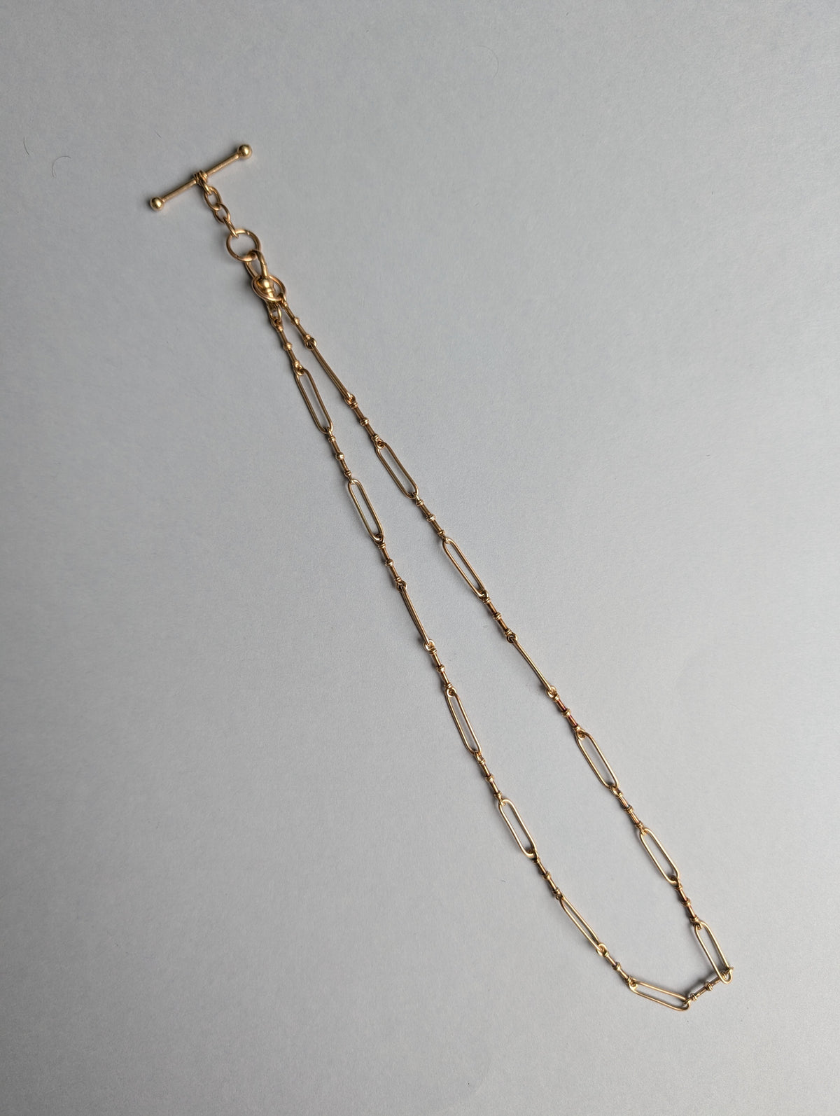 Mid-Tone Yellow Gold Fob Chain