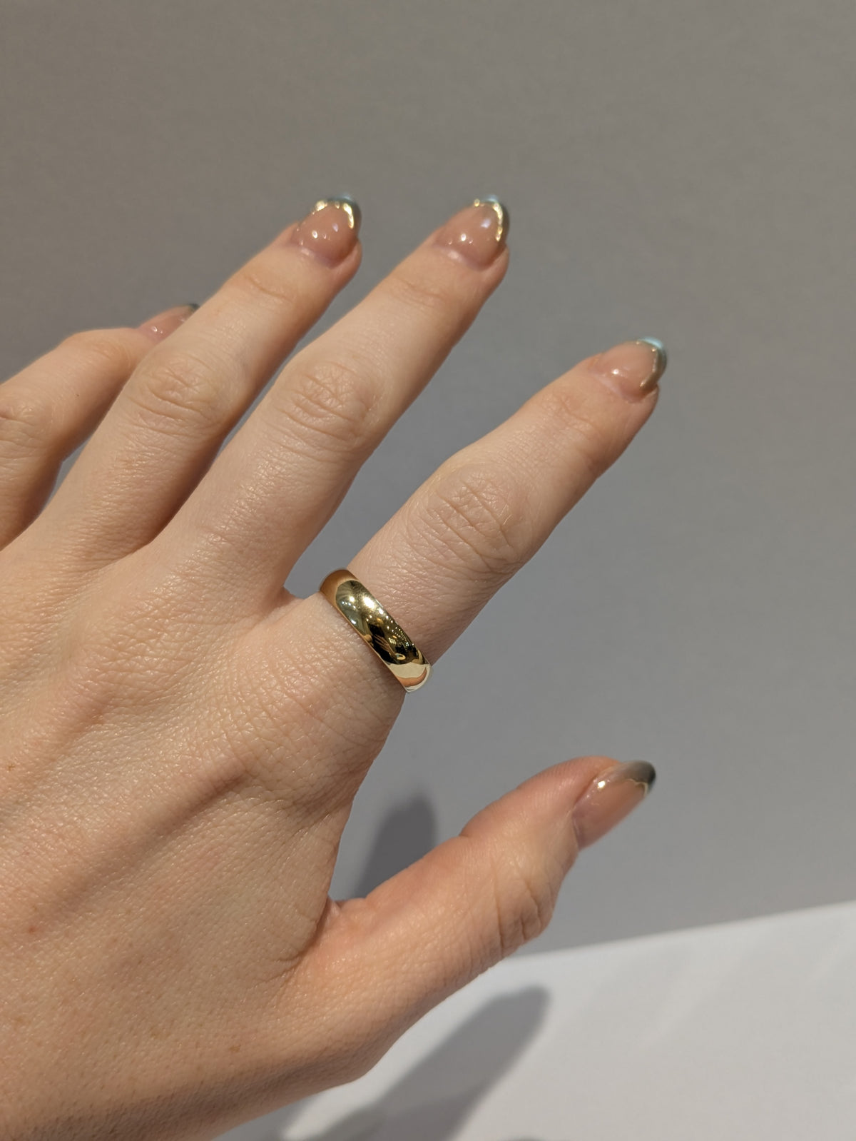 Low Dome Gold Band