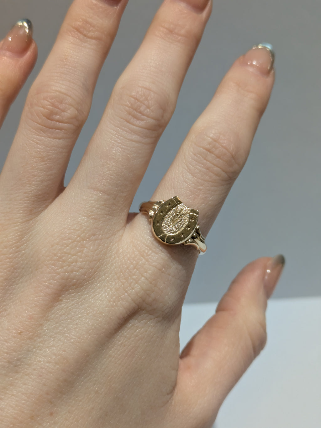 Horseshoe Signet Ring