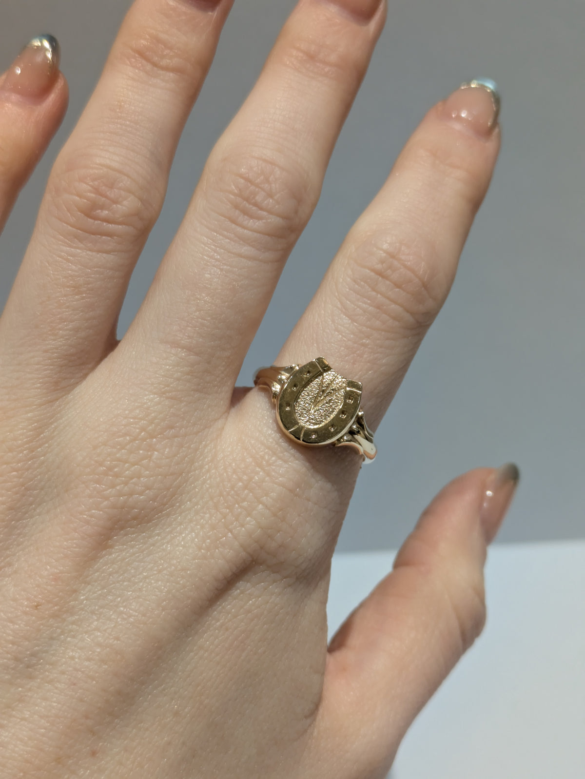 Horseshoe Signet Ring