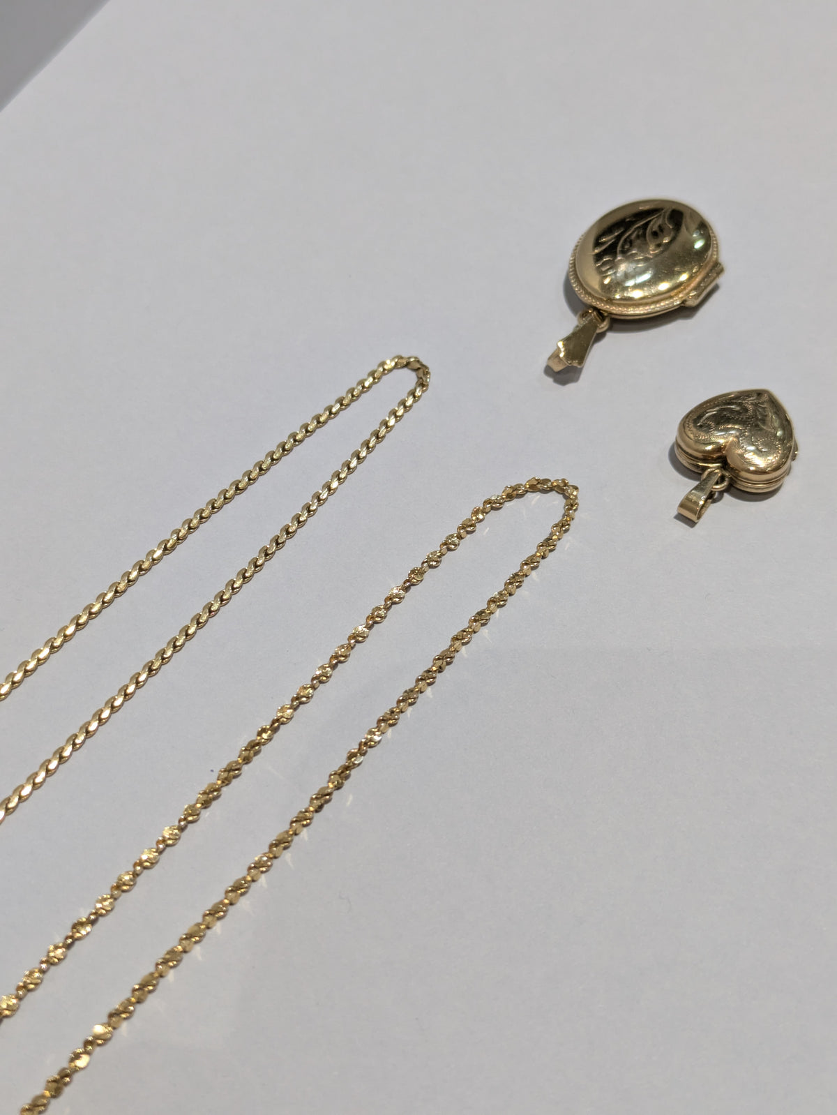 18ct Yellow Serpentine Chain