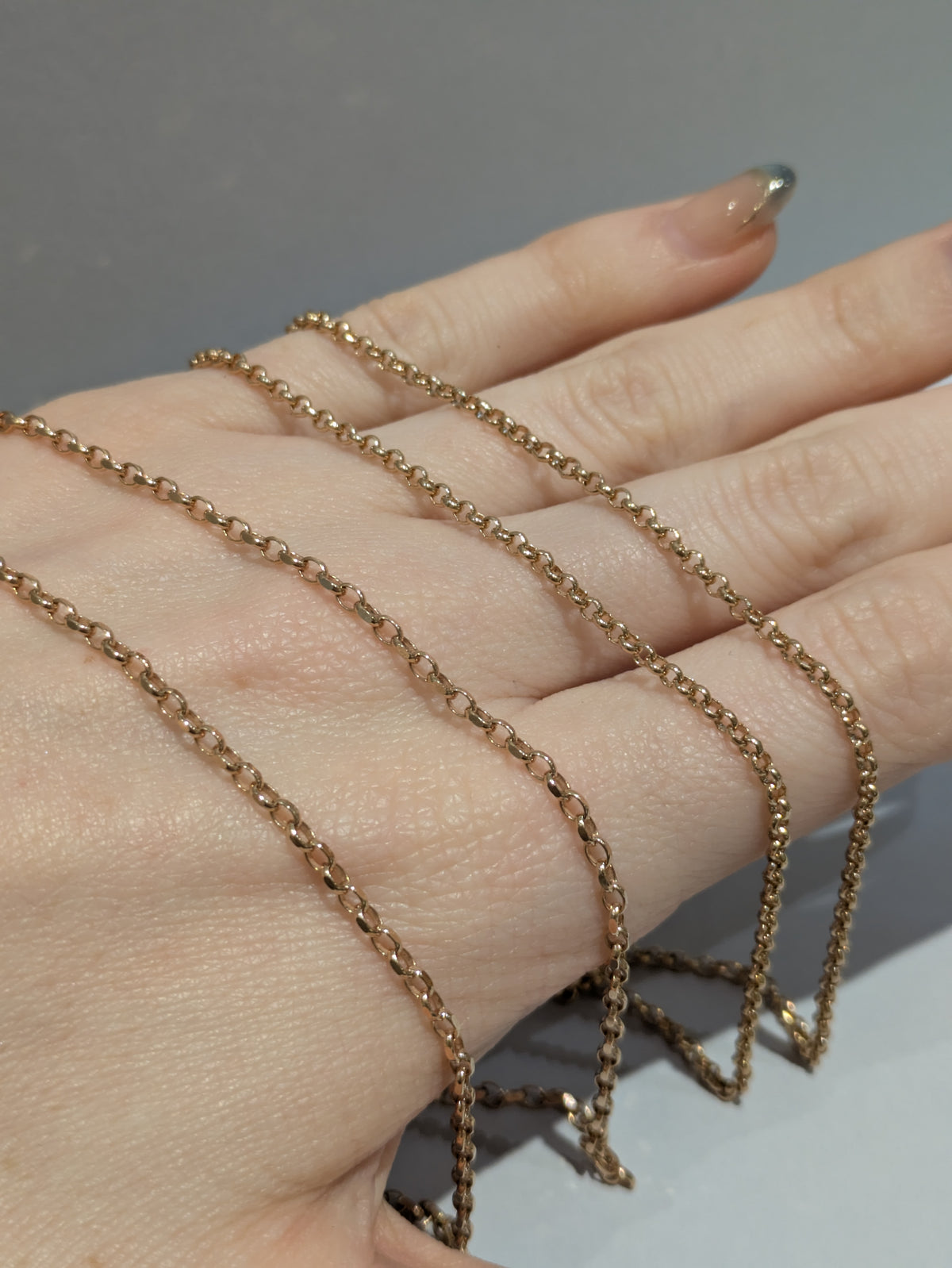Rose Gold Diamond Cut Belcher
