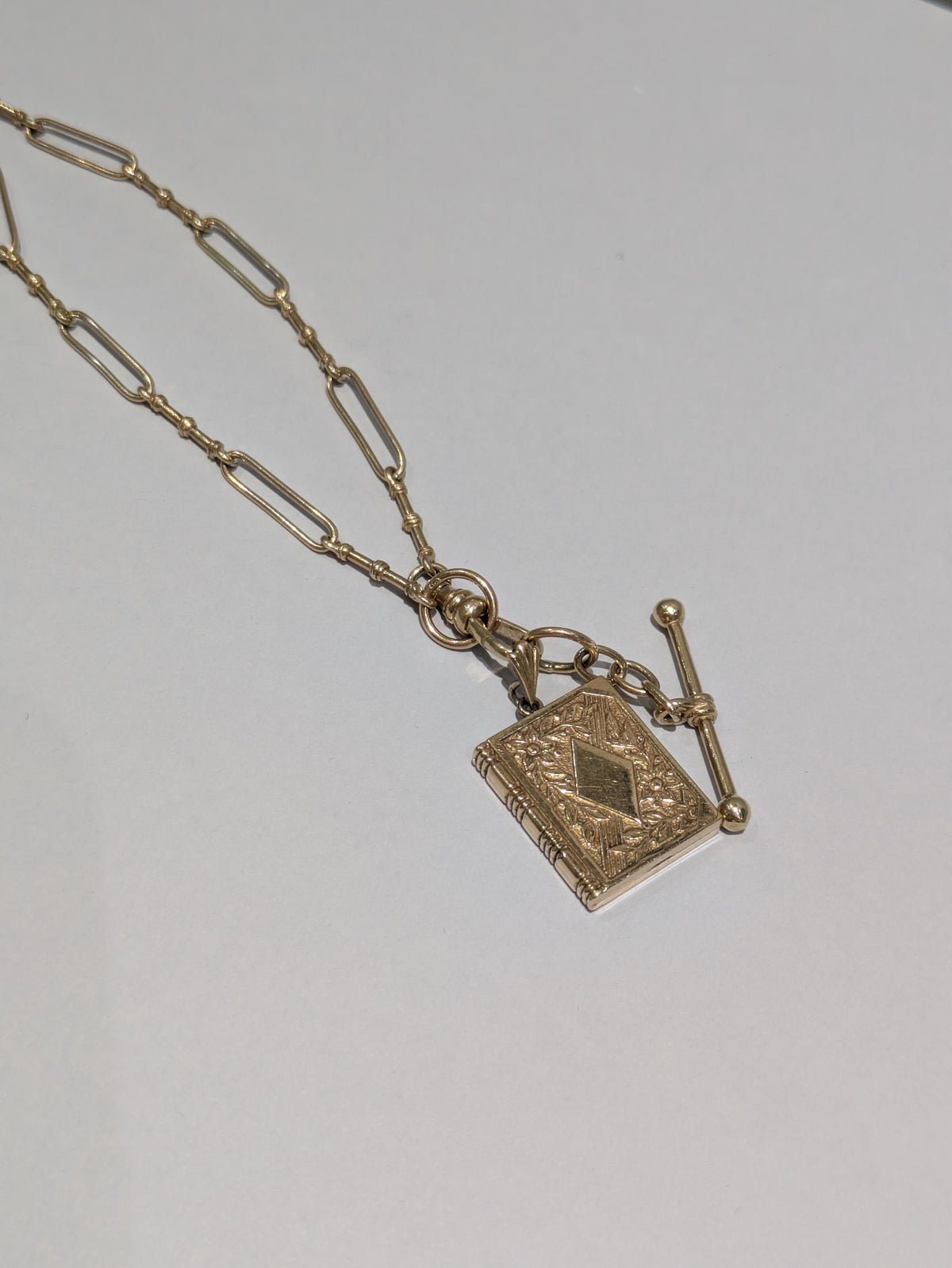 Mid-Tone Yellow Gold Fob Chain