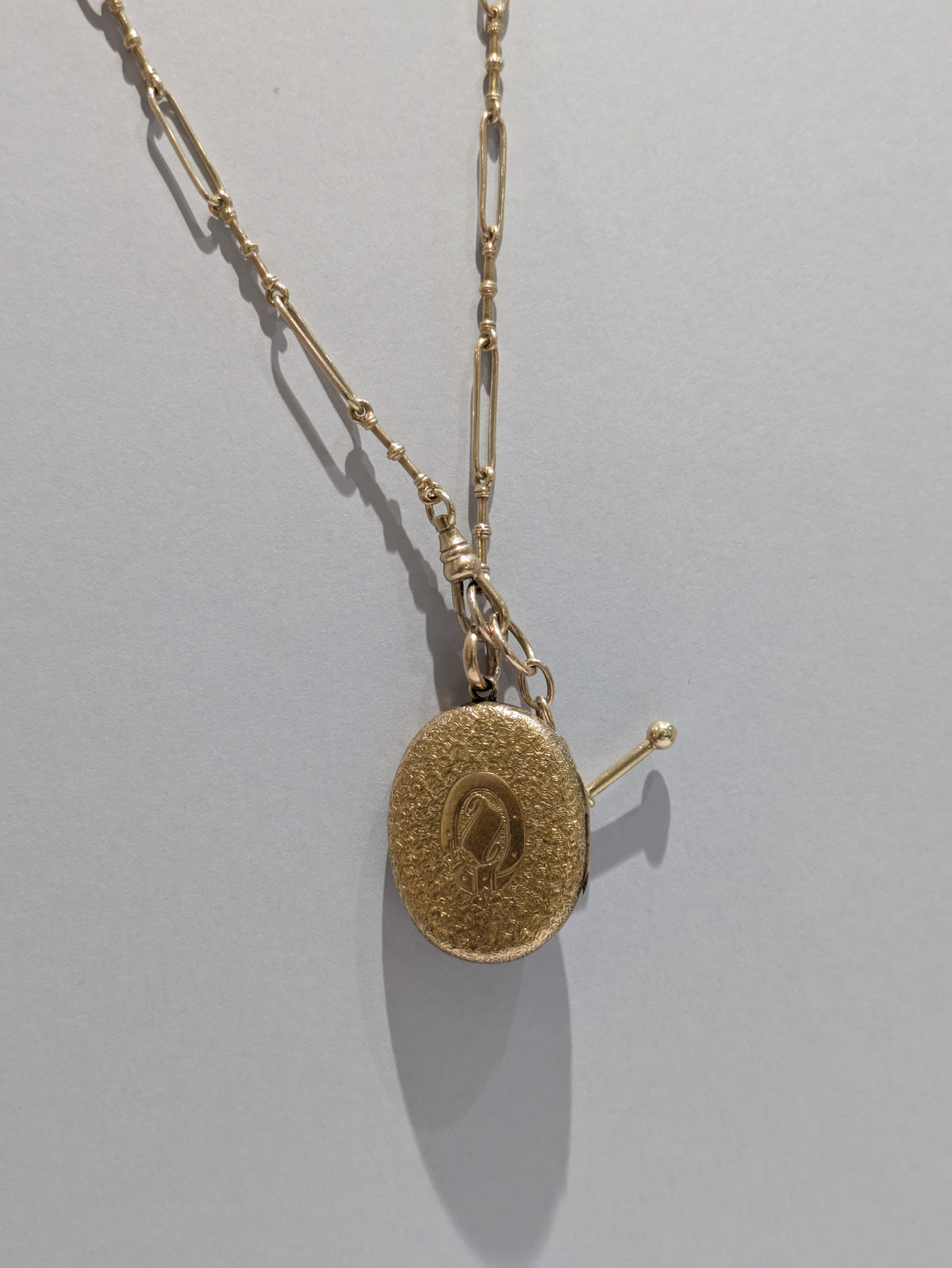 Mid-Tone Yellow Gold Fob Chain