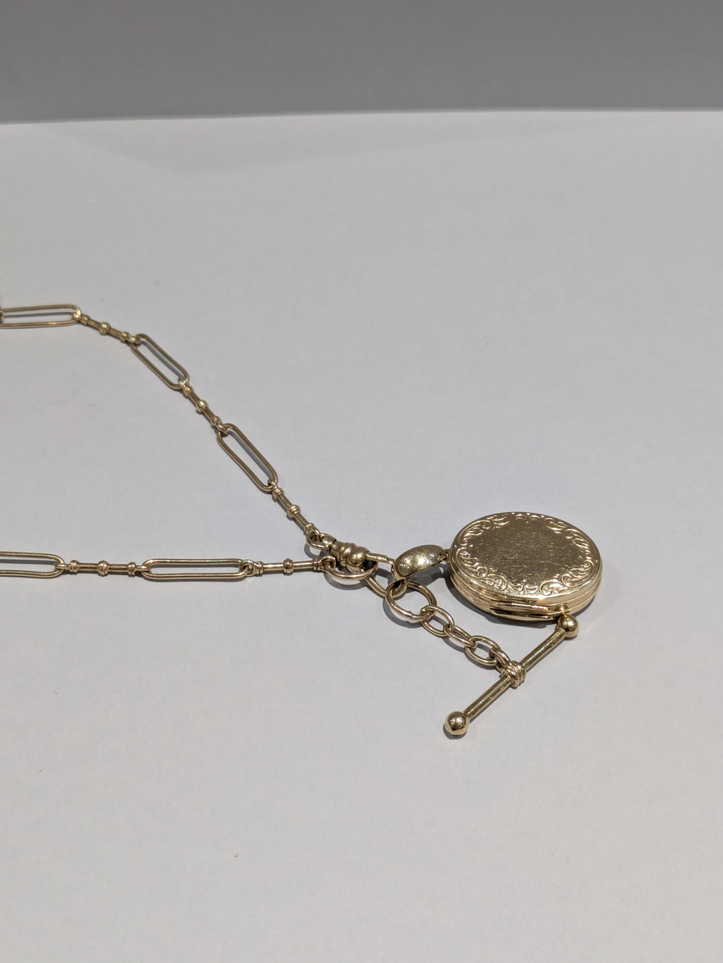 Mid-Tone Yellow Gold Fob Chain