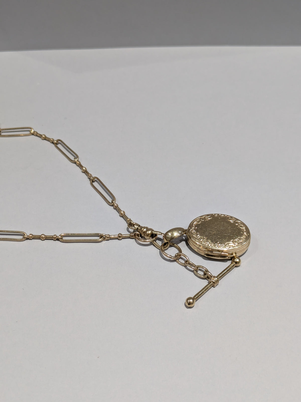 Mid-Tone Yellow Gold Fob Chain