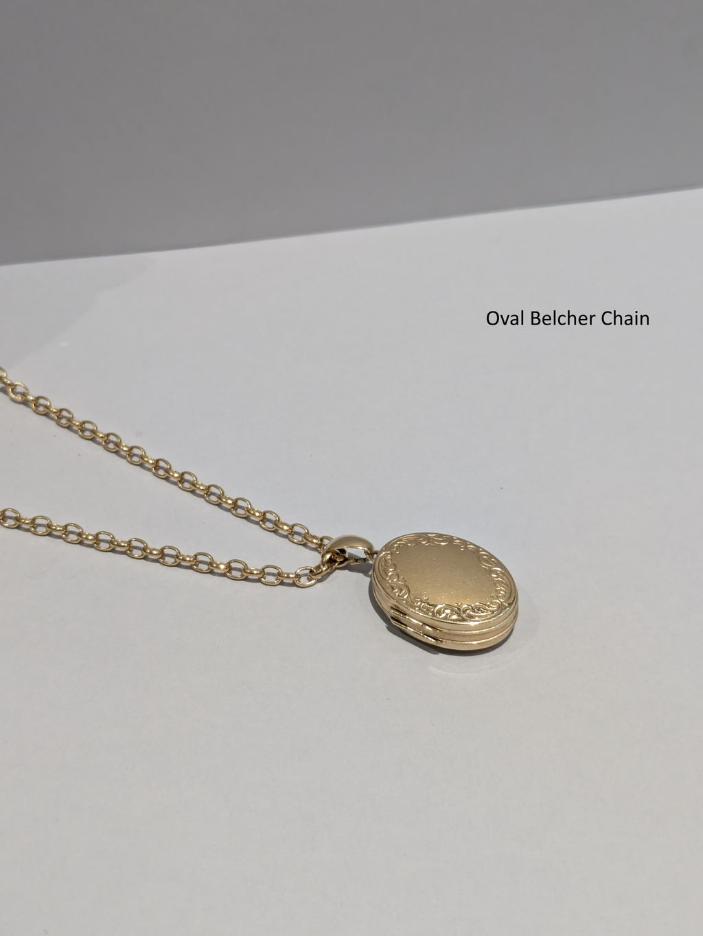 Mid-Tone Gold Double Sided Locket
