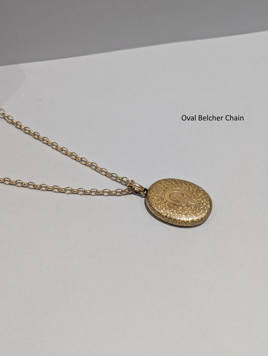 Mid-Tone Victorian Engraved Locket