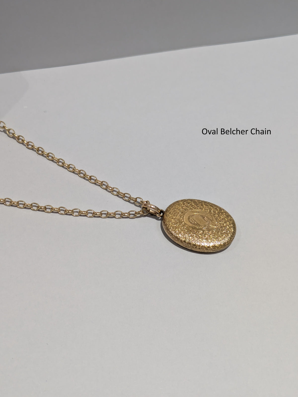 Mid-Tone Victorian Engraved Locket