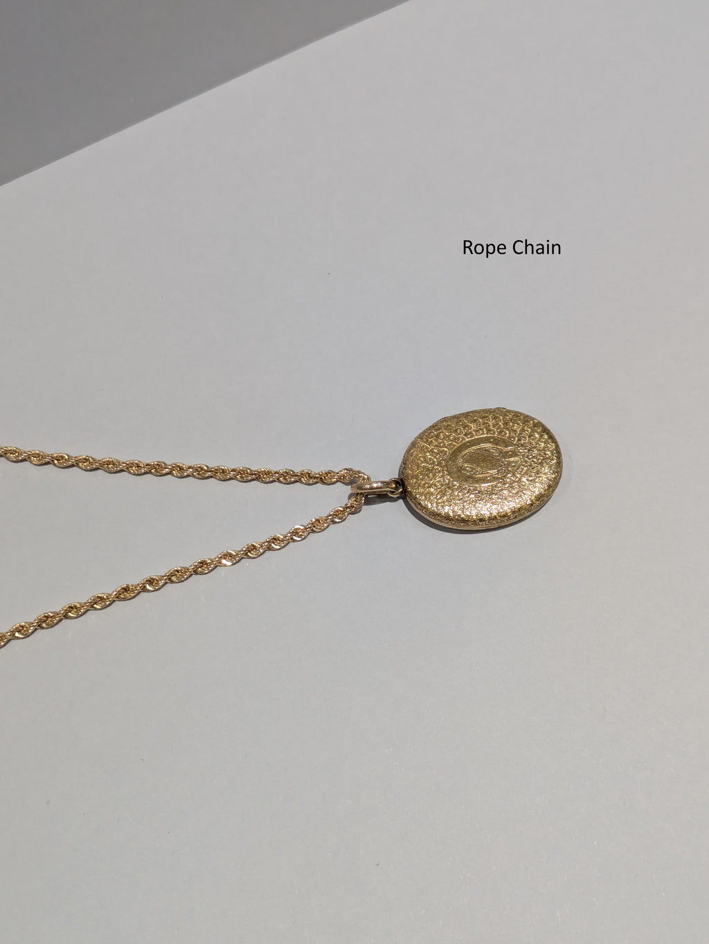 Mid-Tone Victorian Engraved Locket