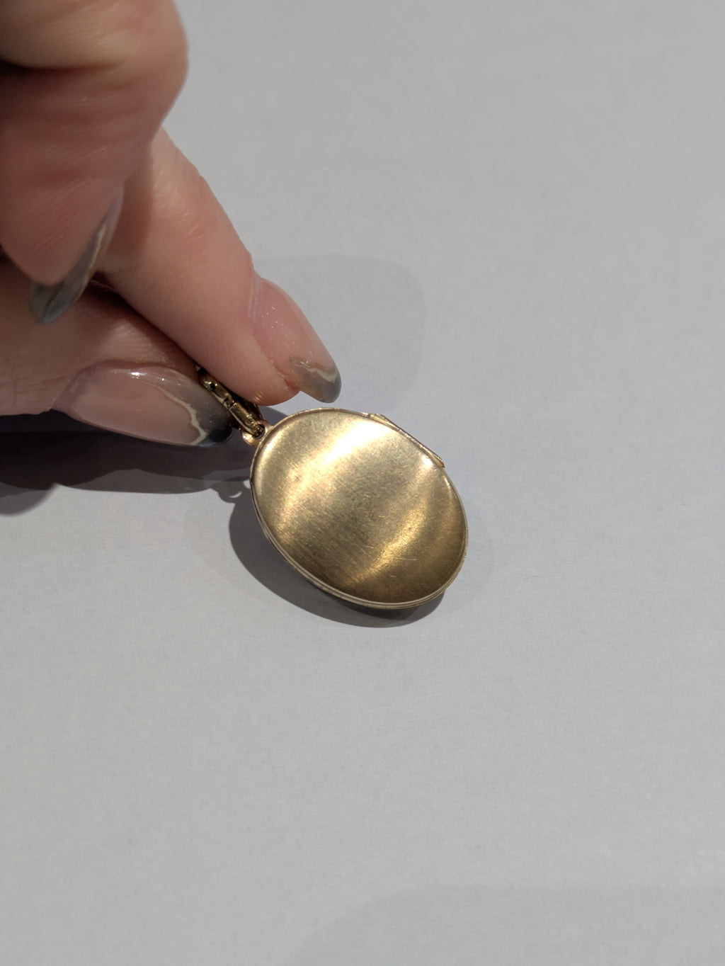 Mid-Tone Gold Double Sided Locket