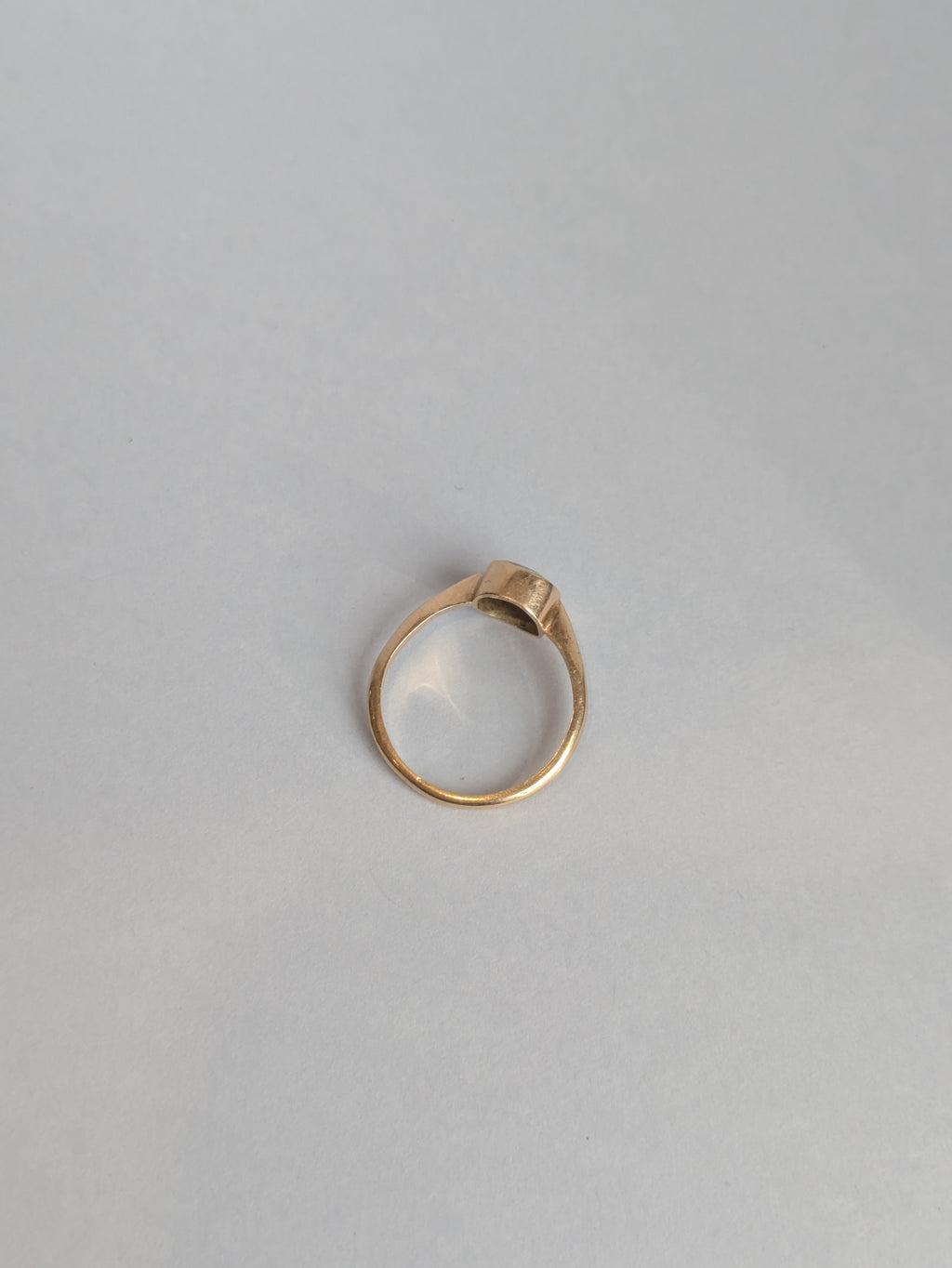 Square Bezel Opal Ring