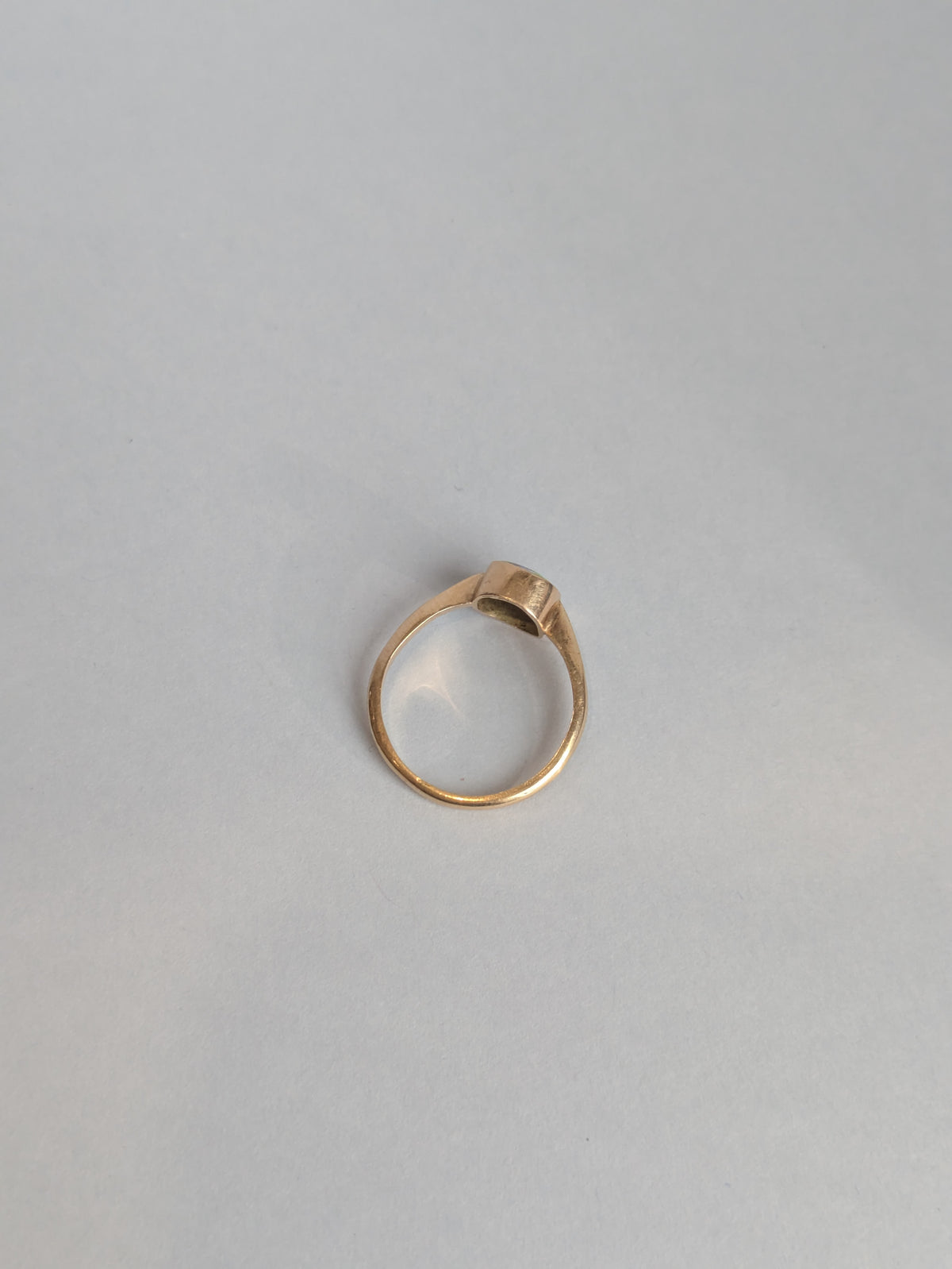 Square Bezel Opal Ring