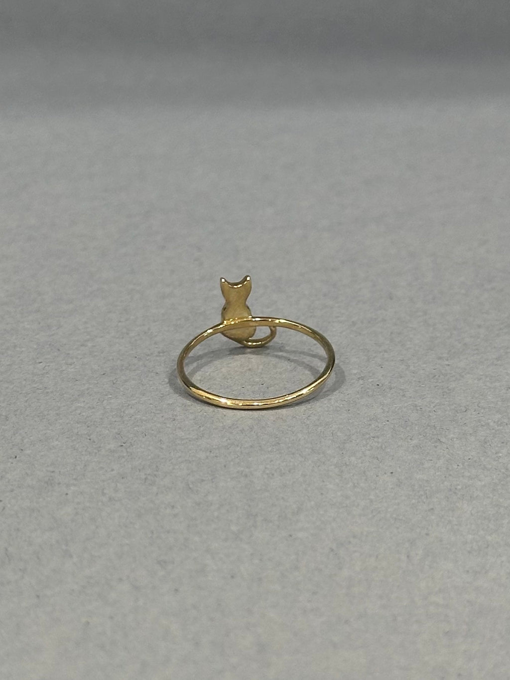 Yellow Gold Cat Ring